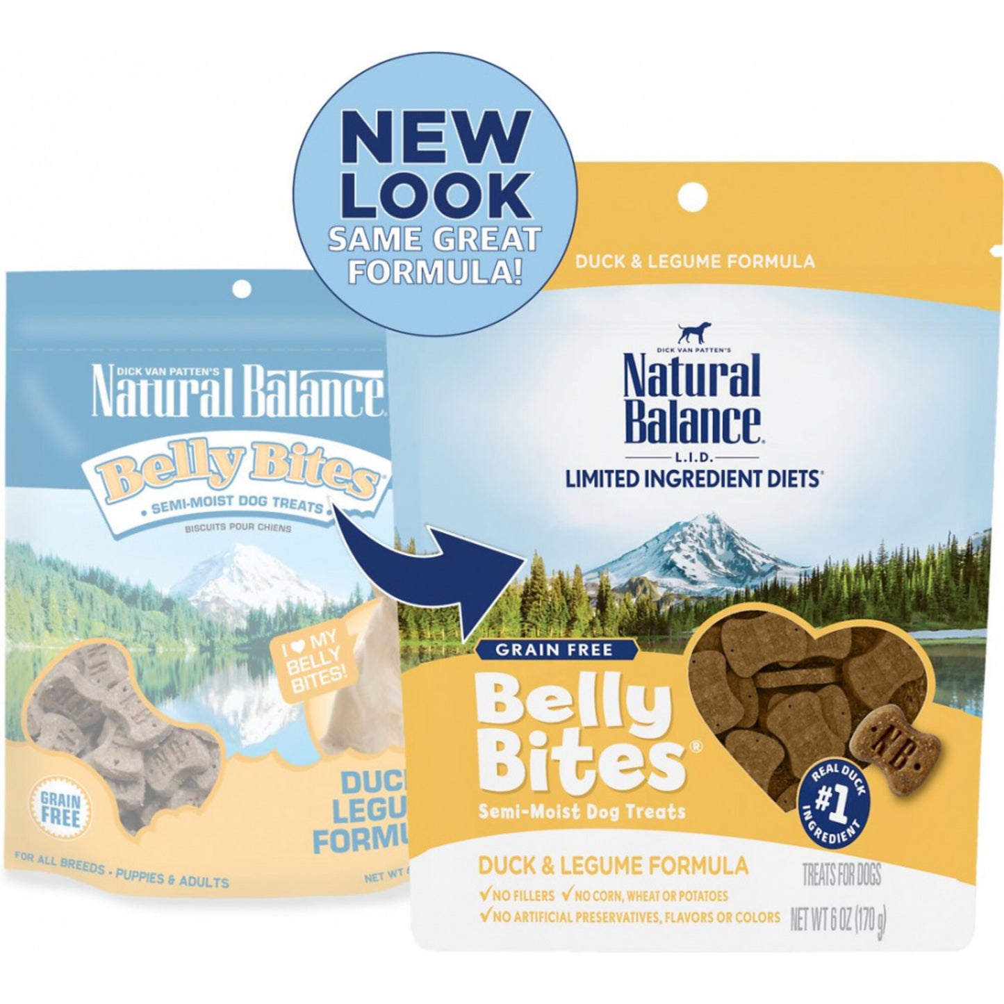 Natural Balance Belly Bites Soft Duck Treats