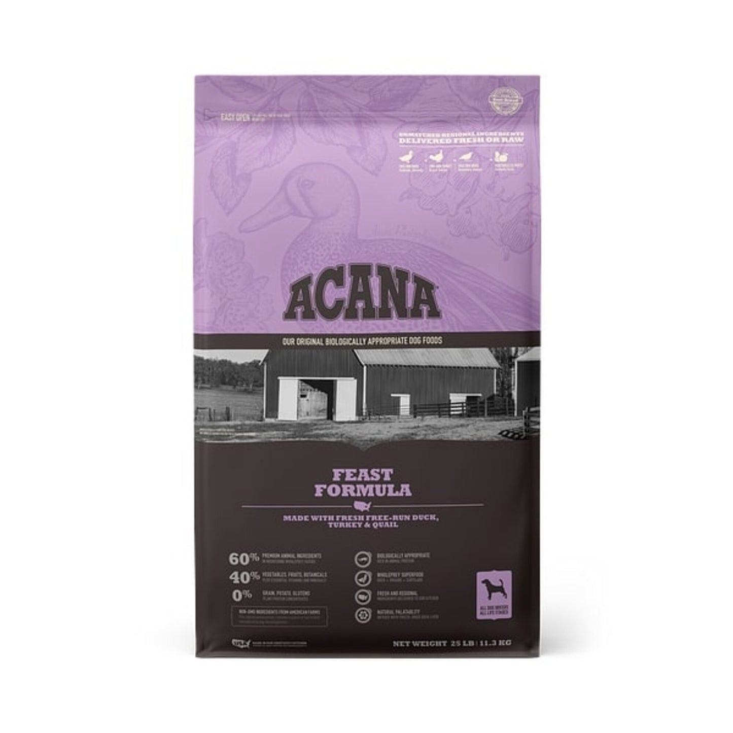 ACANA Feast Formula Grain Free Dry Dog Food