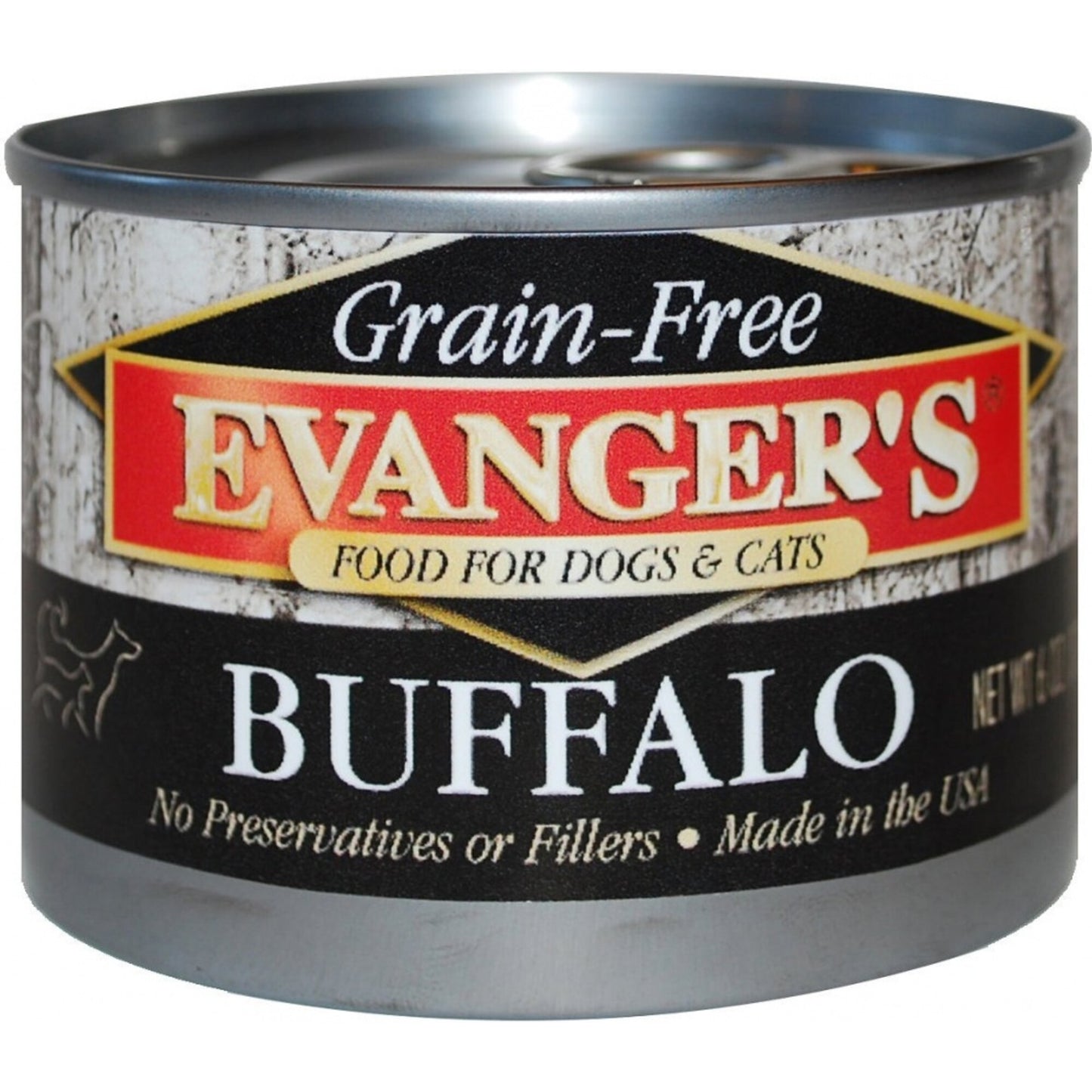 Evangers Grain Free Buffalo Canned Dog and Cat Food