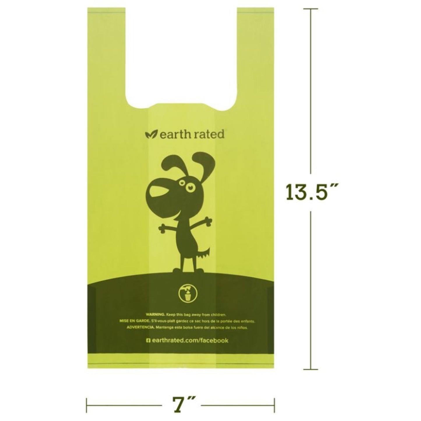 Earth Rated Handle Bags Unscented - 120 Count