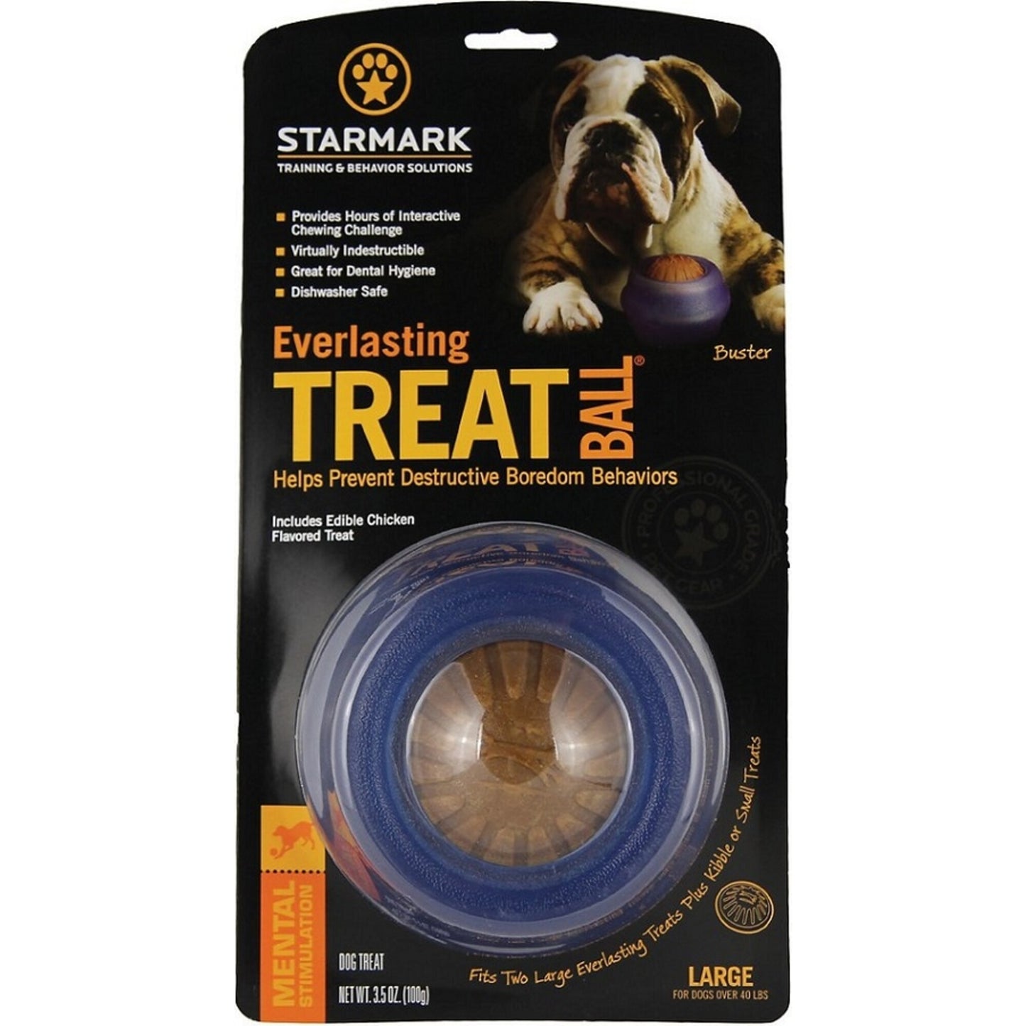 Starmark Everlasting Treat Ball Dog Chew Toy