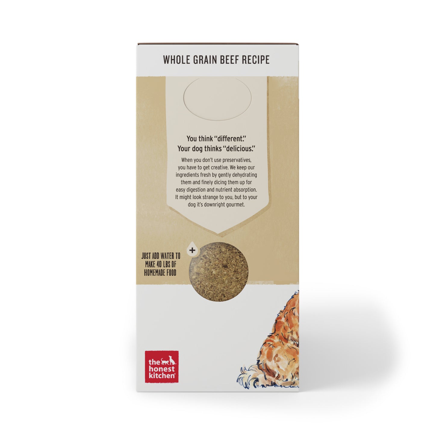 The Honest Kitchen Whole Grain Beef Recipe Dehydrated Dog Food