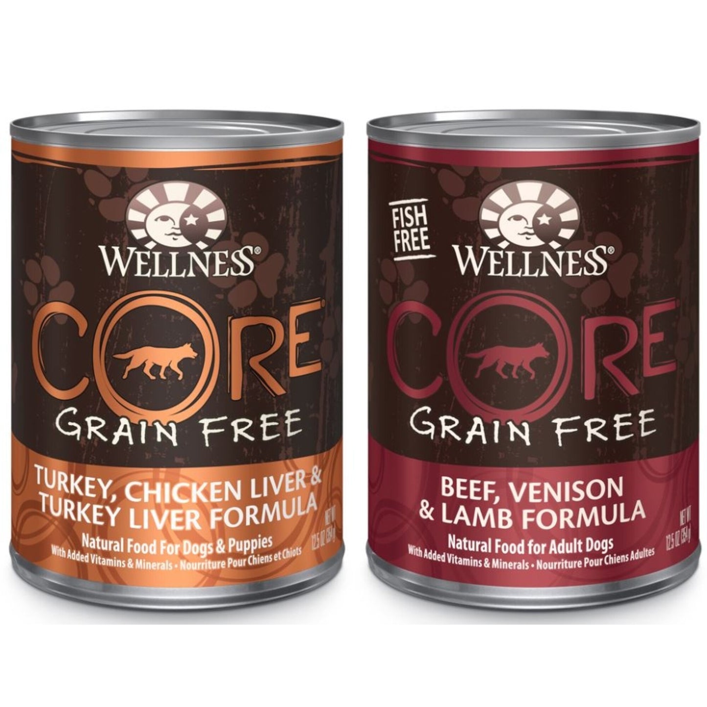 Wellness CORE Natural Adult Grain Free Best Sellers Variety Pack Canned Dog Food