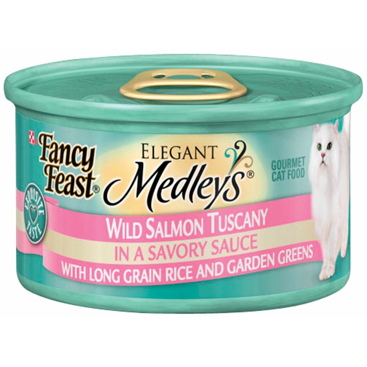 Fancy Feast Elegant Medleys Wild Salmon Tuscany Canned Cat Food
