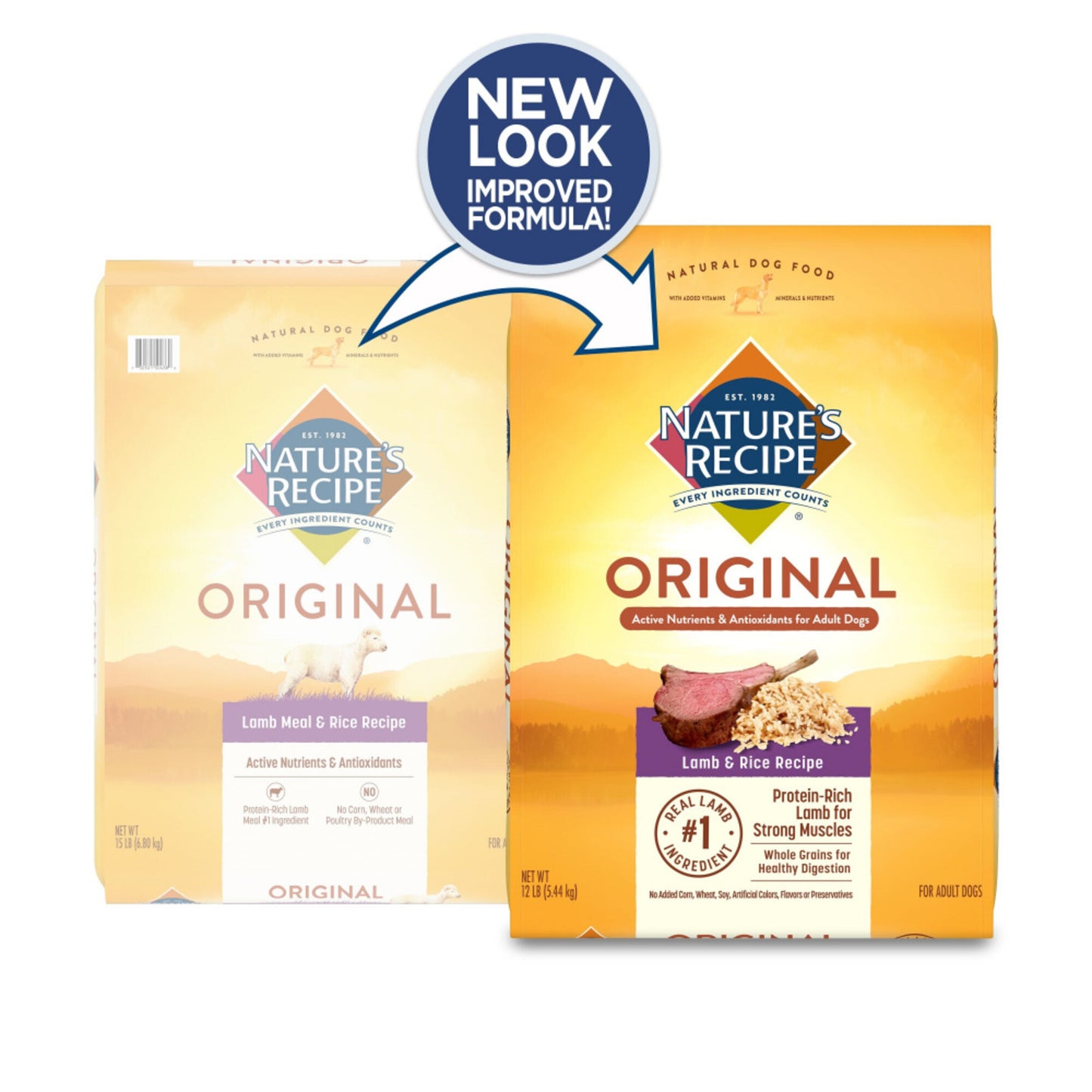 Nature's Recipe Adult Lamb Meal & Rice Dry Dog Food