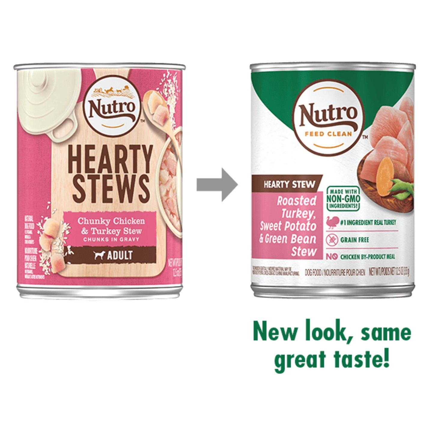 Nutro Hearty Stew Chunky Chicken & Turkey Stew Adult Canned Dog Food