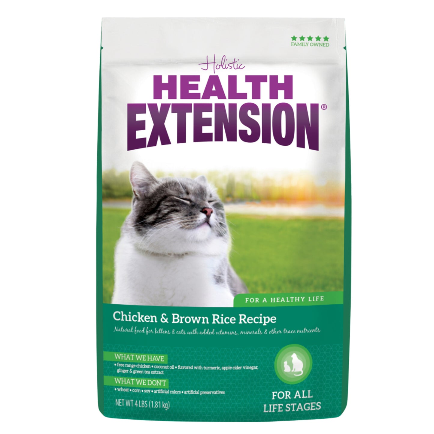 Health Extension Chicken & Brown Rice All Life Stages Dry Cat Food
