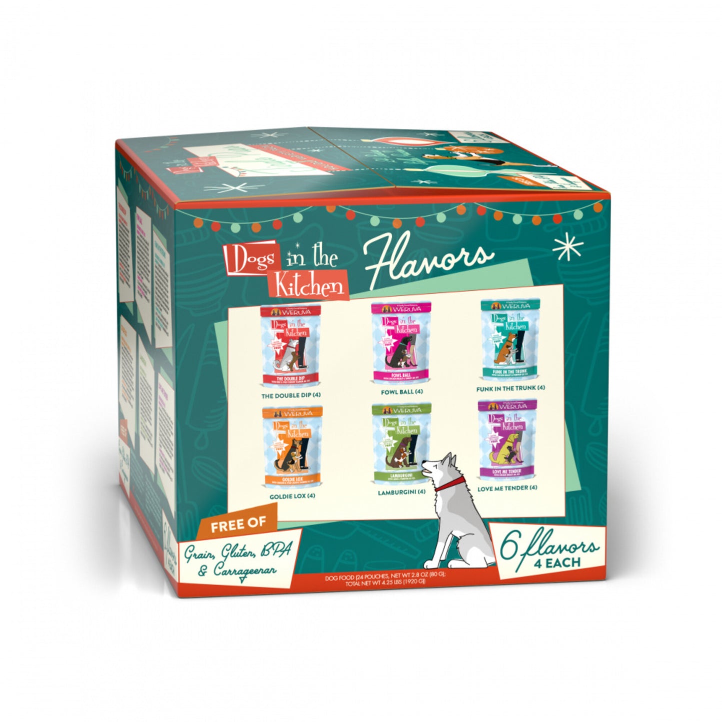 Weruva Classic Jingle Pups Holiday Variety Pack Canned Dog Food
