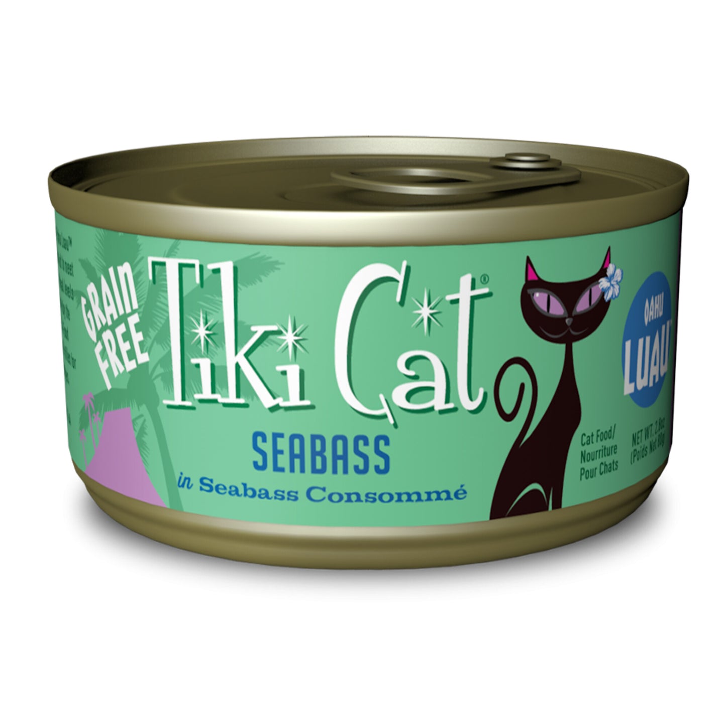 Tiki Cat Oahu Luau Grain Free Seabass Canned Cat Food