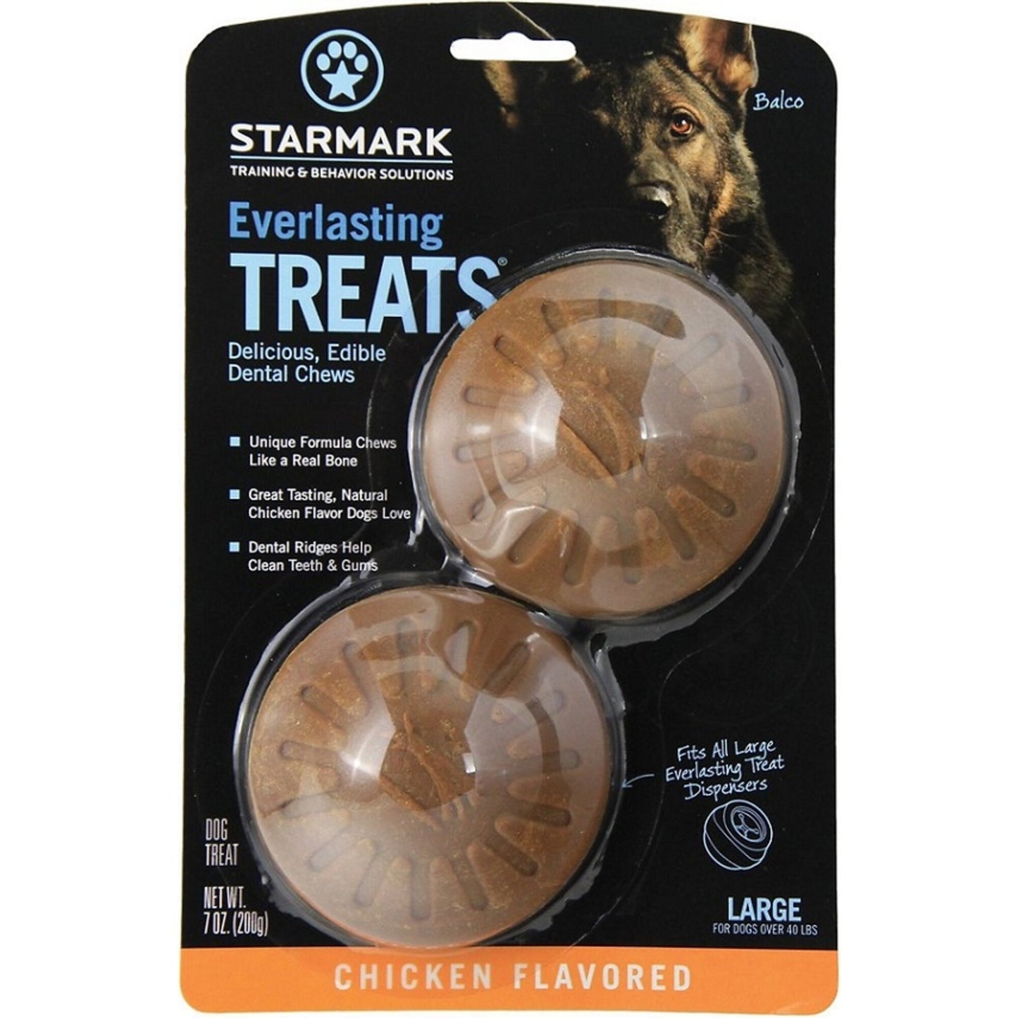 Starmark Everlasting Treats Chicken Flavor Dog Dental Chews