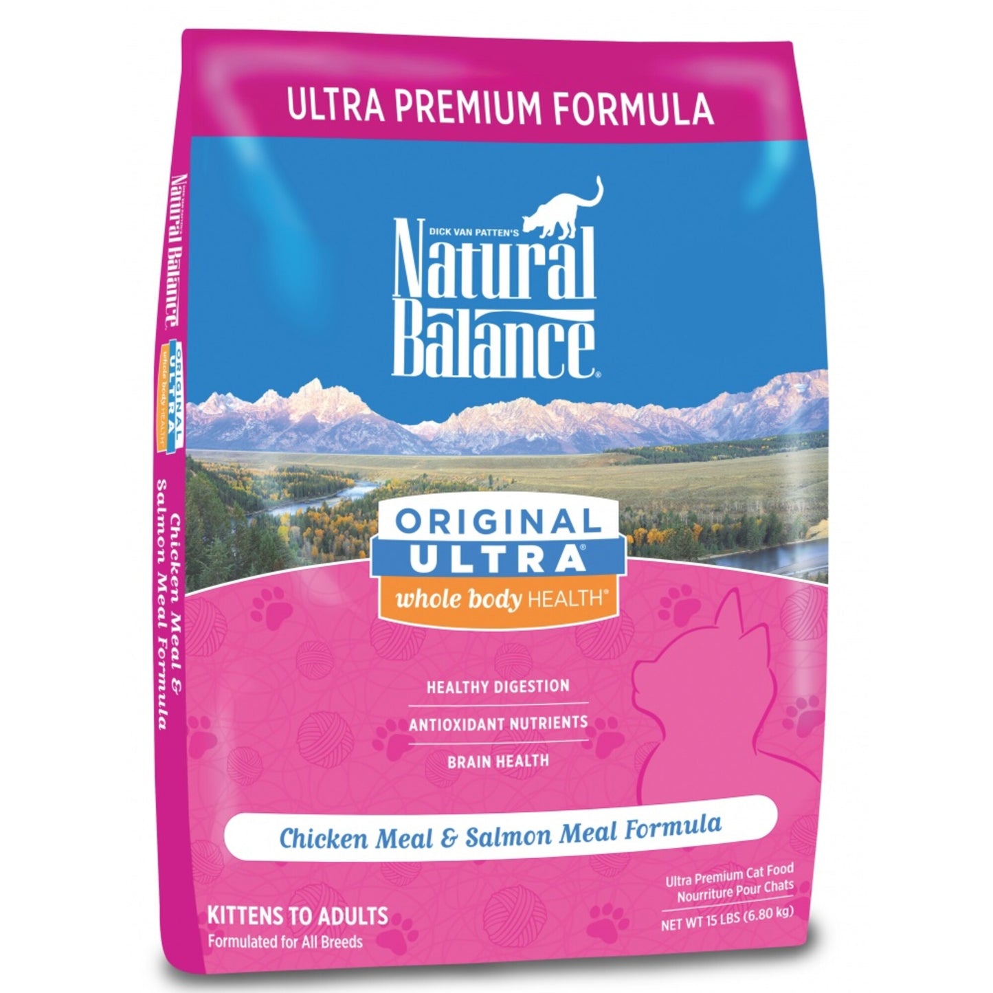 Natural Balance Original Ultra Whole Body Health Chicken Meal and Salmon Meal Dry Cat Food