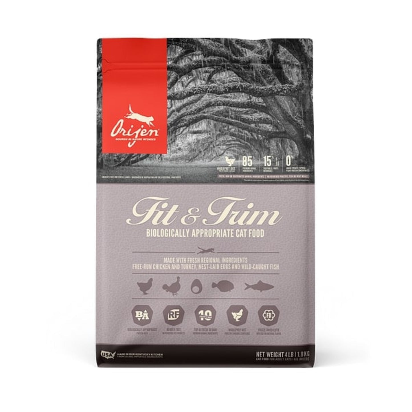 ORIJEN Grain Free Fit & Trim Dry Cat Food