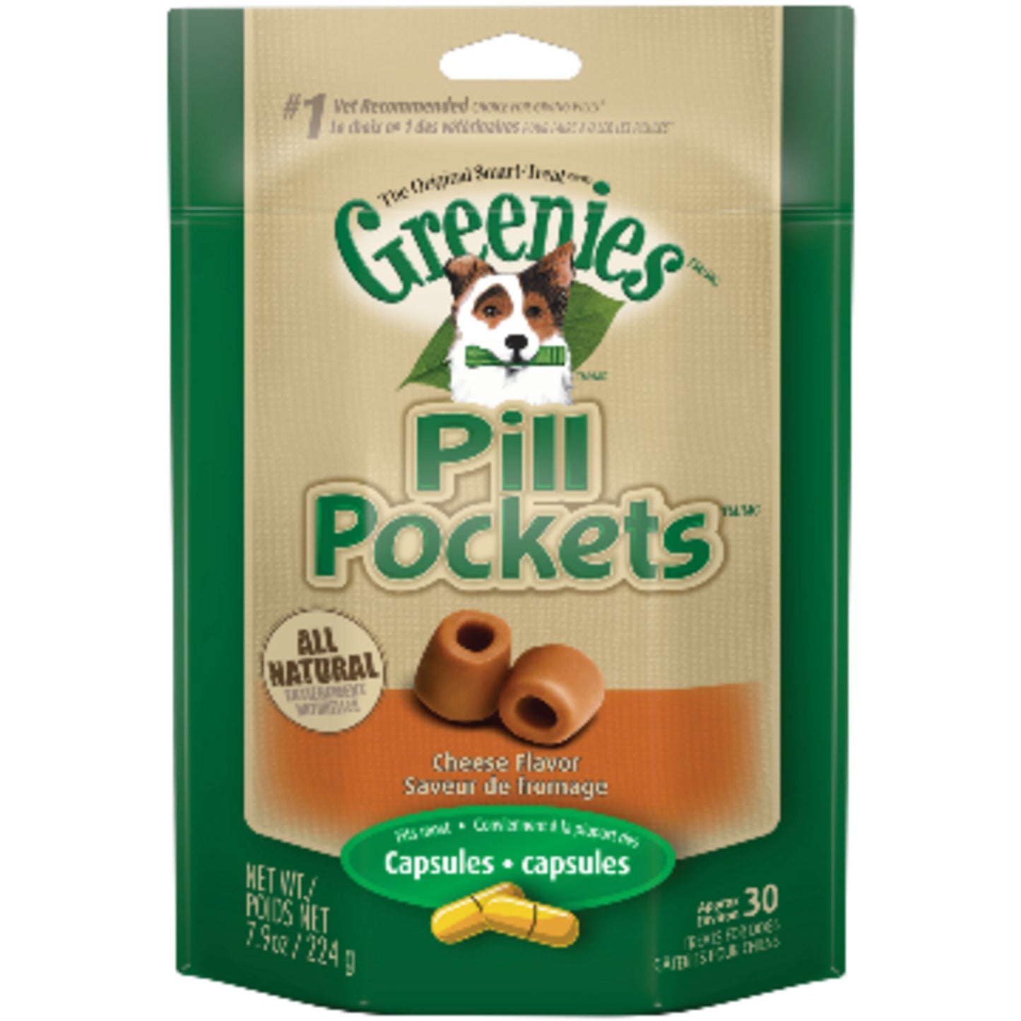 Greenies Pill Pockets Canine Cheese Flavor Dog Treats