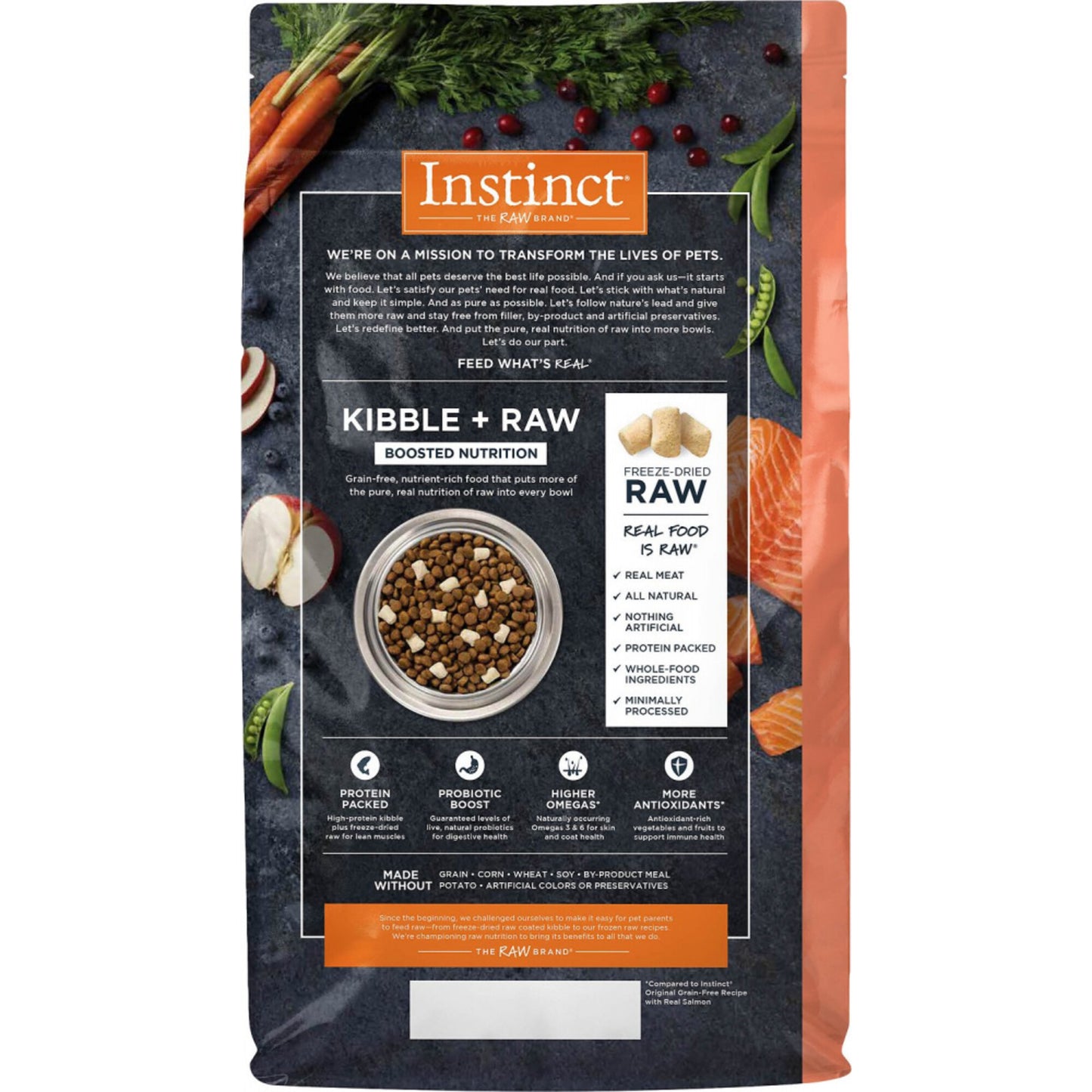 Instinct Raw Boost Grain Free Real Salmon Recipe Dog Food