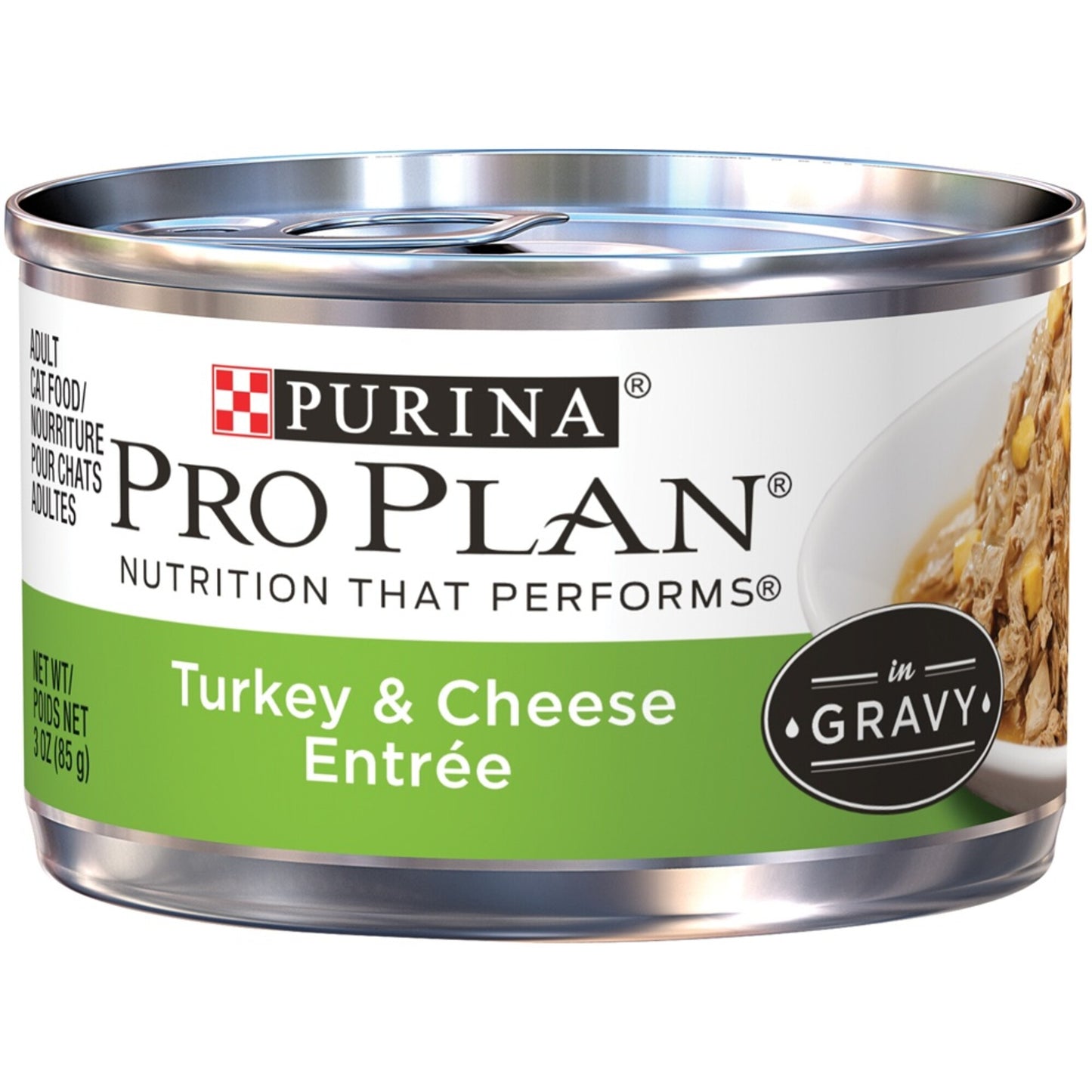 Purina Pro Plan Savor Adult Turkey & Cheese in Gravy Canned Cat Food