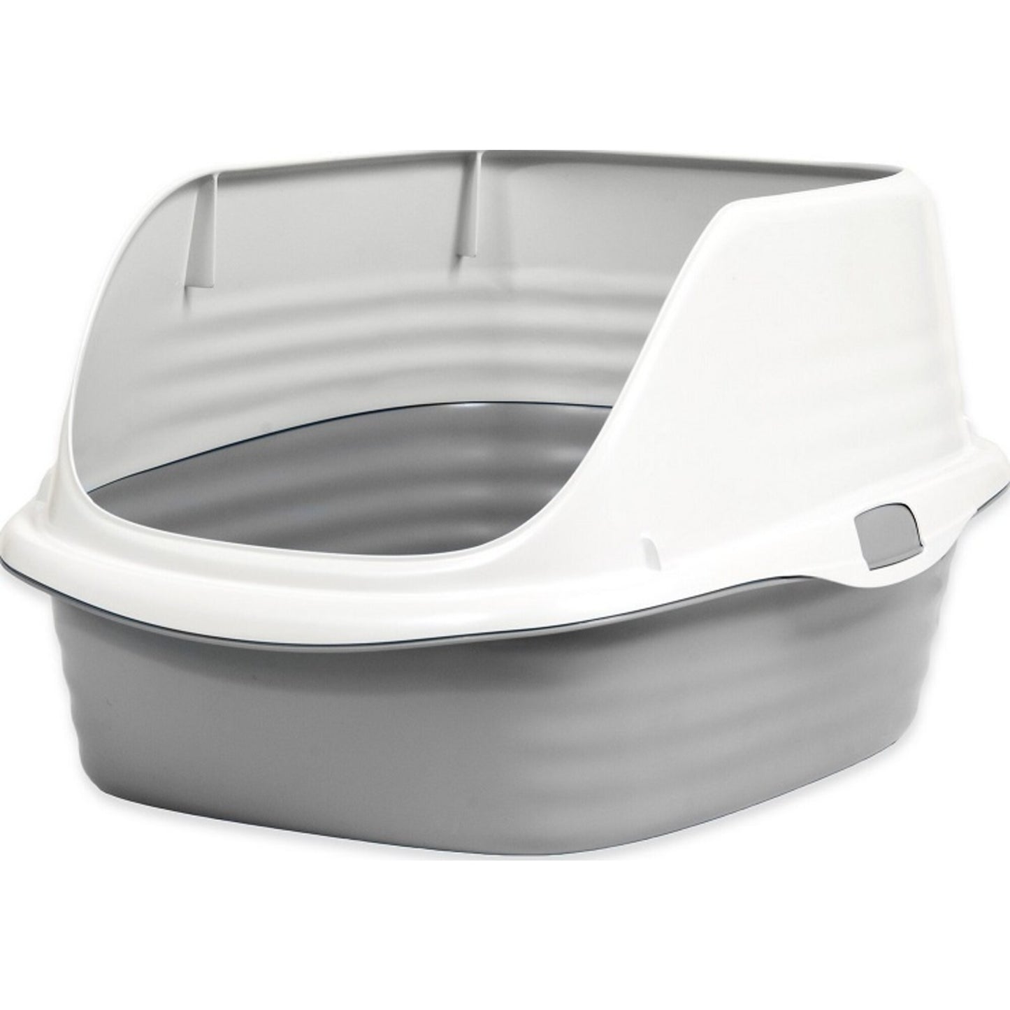 Petmate Large Cat Litter Pan With Rim