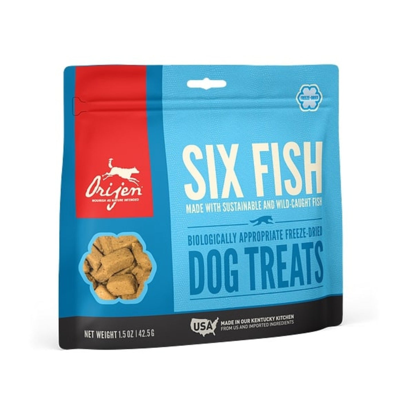 ORIJEN Grain Free Six Fish Freeze Dried Dog Treats