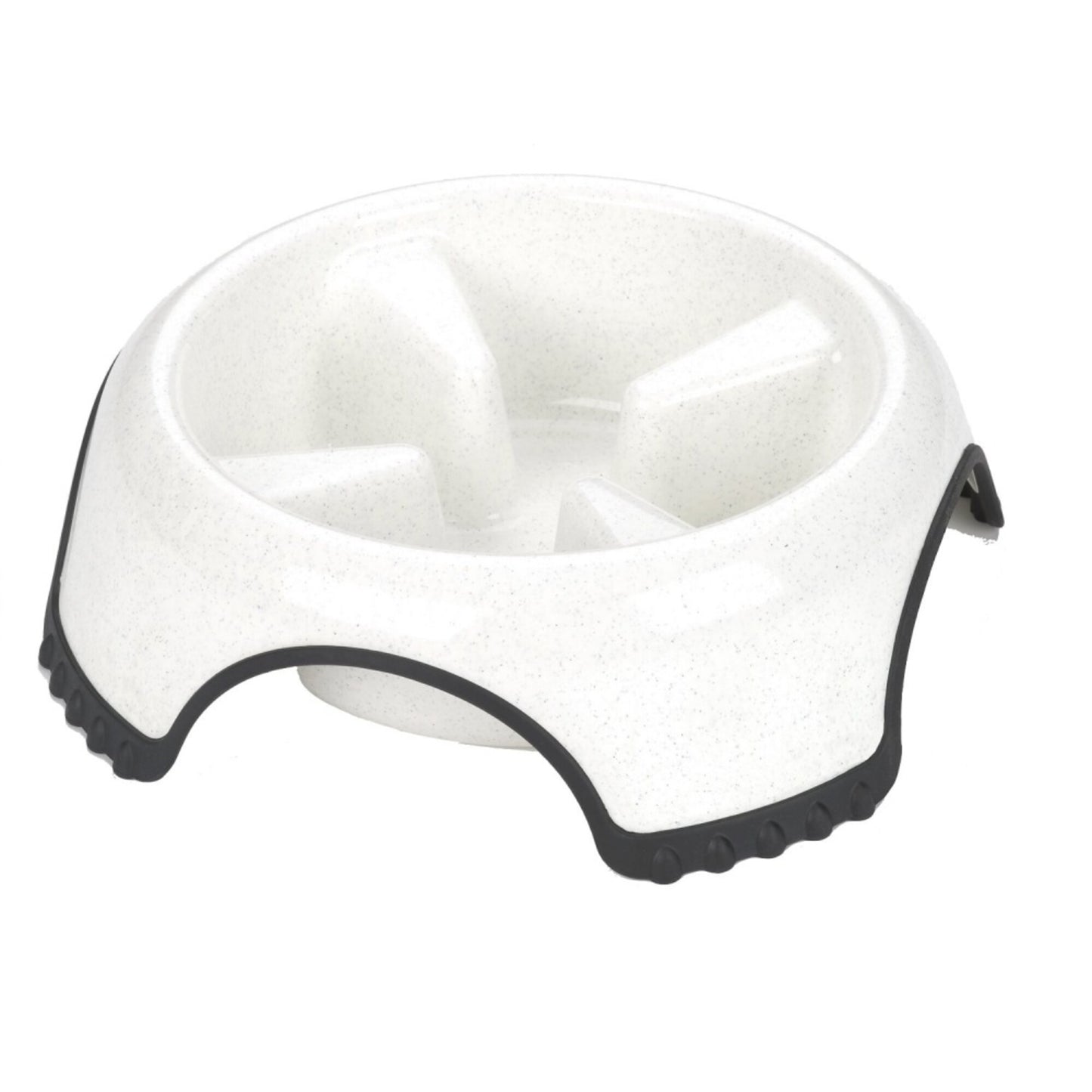 JW Pet Skid Stop Slow Feed Dog Bowls