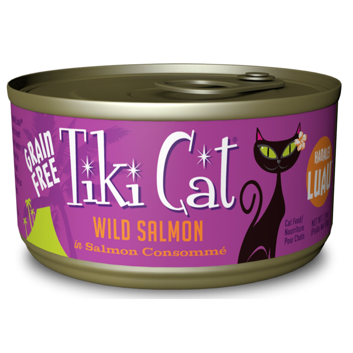 Tiki Cat Hanalei Luau Grain Free Wild Salmon In Salmon Consomme Canned Cat Food