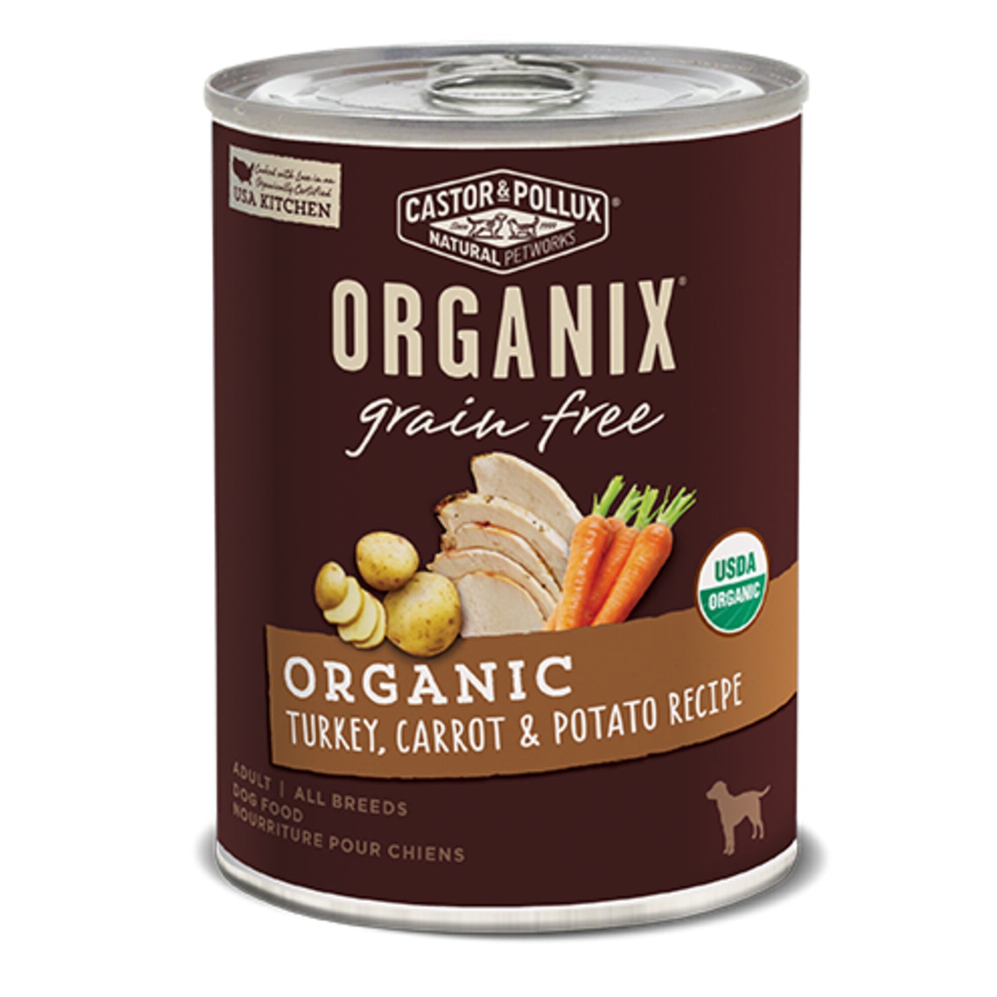 Castor and Pollux Organix Turkey Carrot & Potato Canned Dog Food