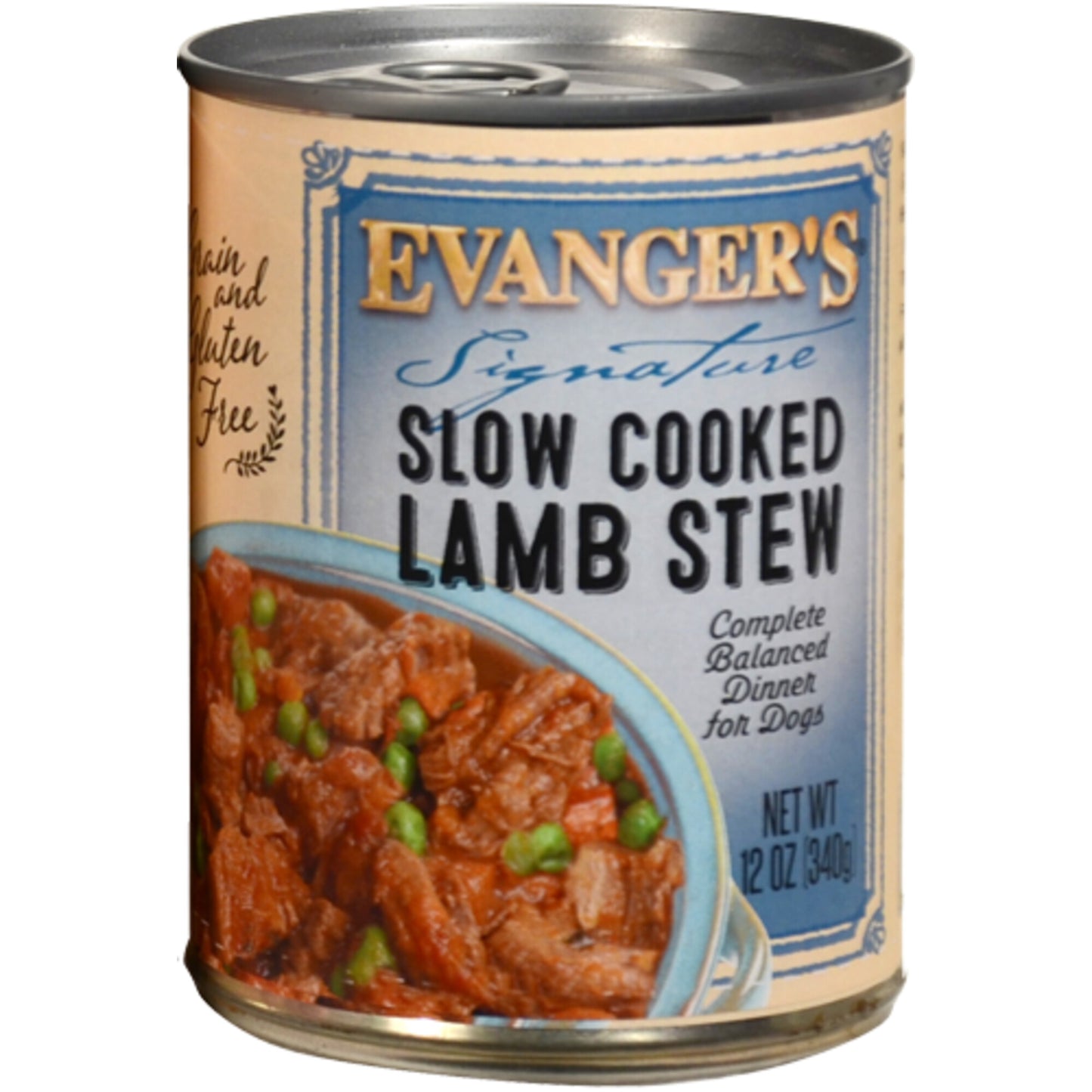 Evangers Super Premium Slow Cooked Lamb Stew Canned Dog Food