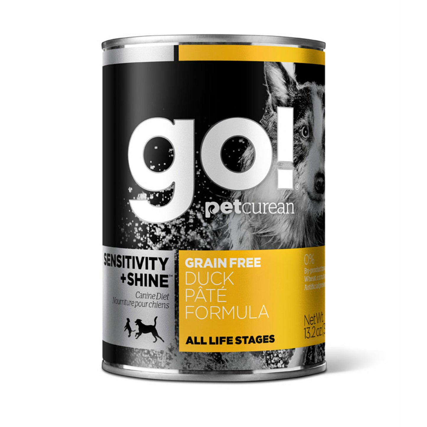 Petcurean Go! Sensitivity and Shine Grain Free Duck Pate Recipe Canned Dog Food
