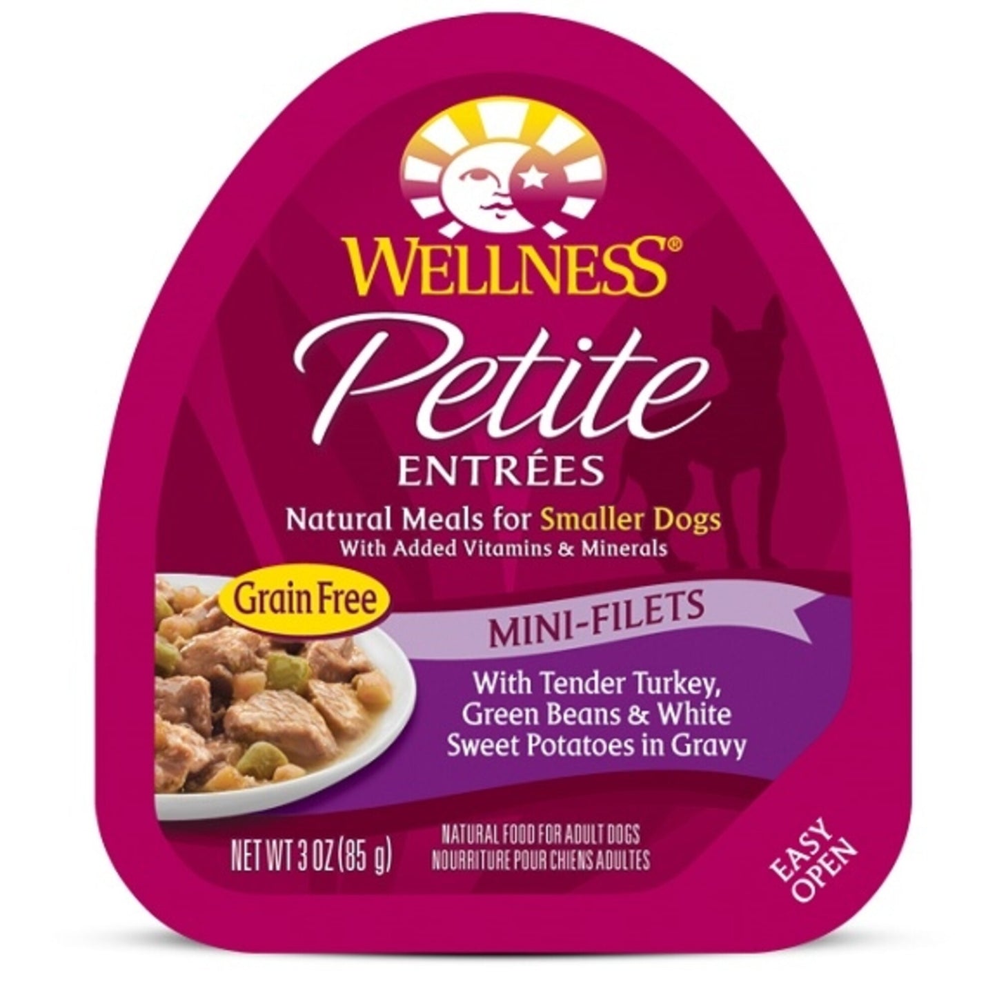 Wellness Petite Entrees Mini-Filets Grain Free Tender Turkey Recipe Wet Dog Food
