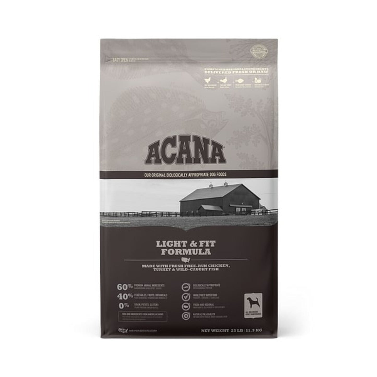 ACANA Light & Fit Formula Grain Free Dry Dog Food