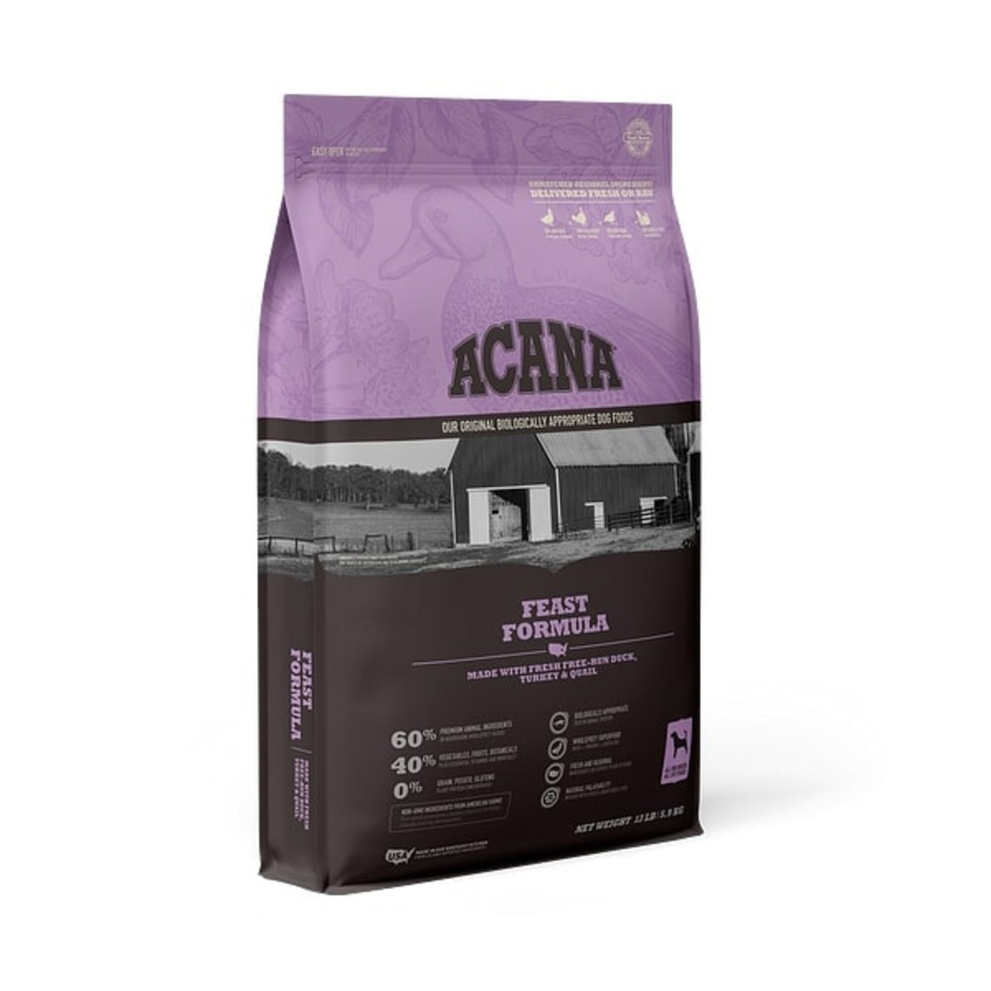 ACANA Feast Formula Grain Free Dry Dog Food