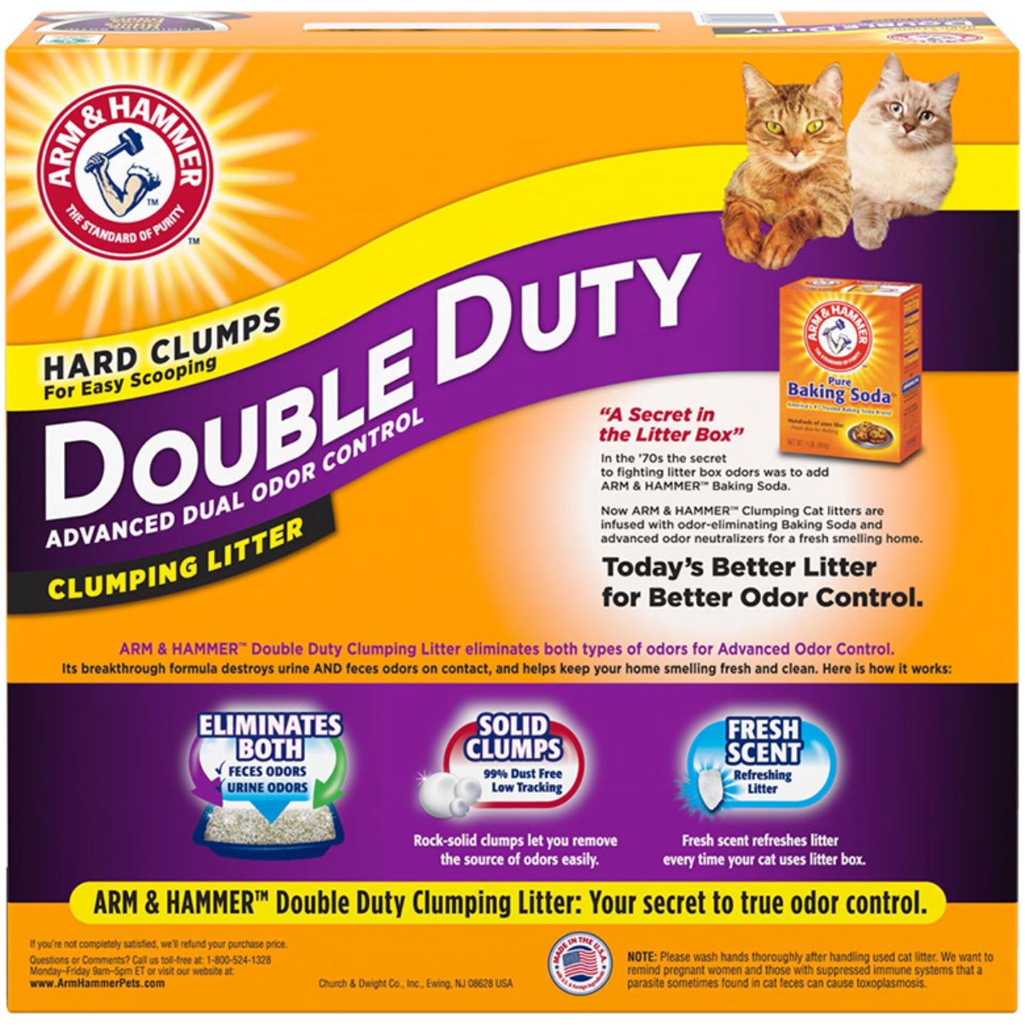 Arm & Hammer Double Duty Advanced Odor Control Clumping Cat Litter