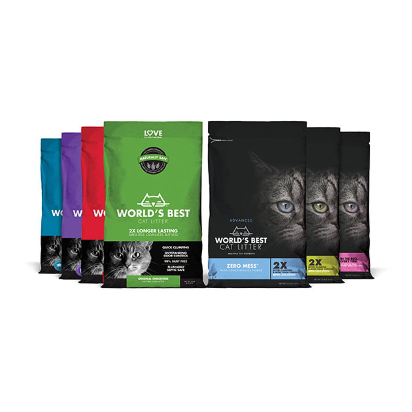 World's Best Lavender Scented Multiple Cat Clumping Formula Cat Litter