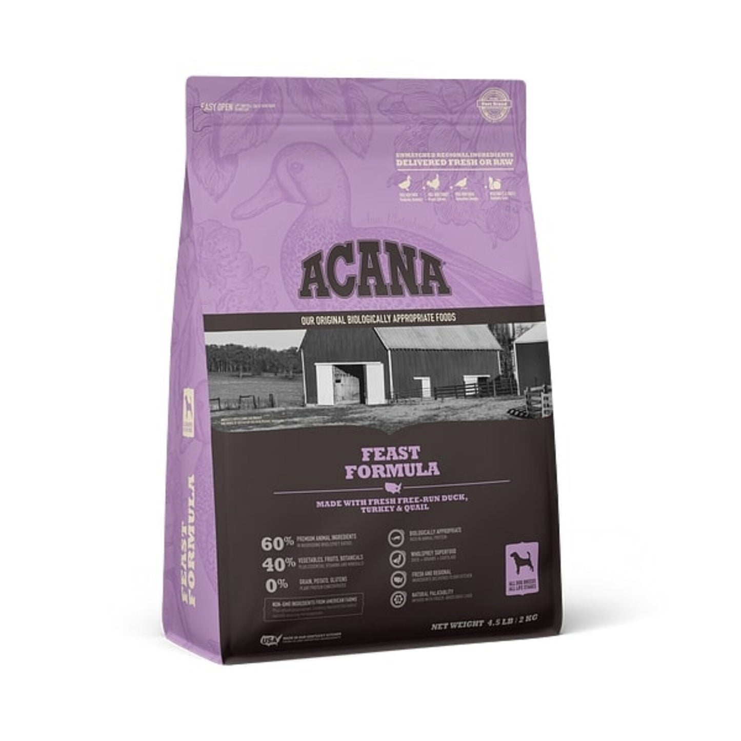 ACANA Feast Formula Grain Free Dry Dog Food