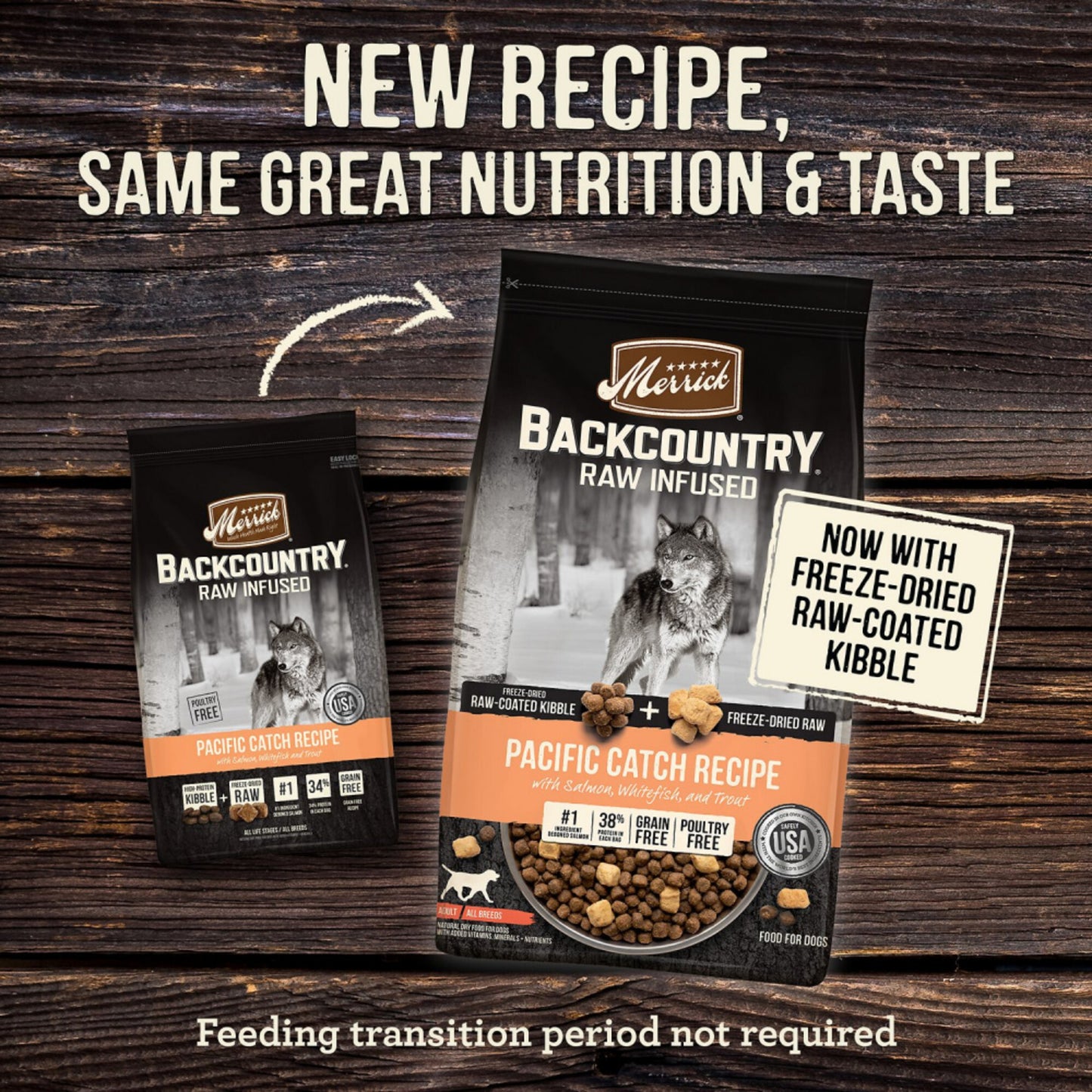 Merrick Backcountry Raw Infused Grain Free Pacific Catch Recipe Dry Dog Food