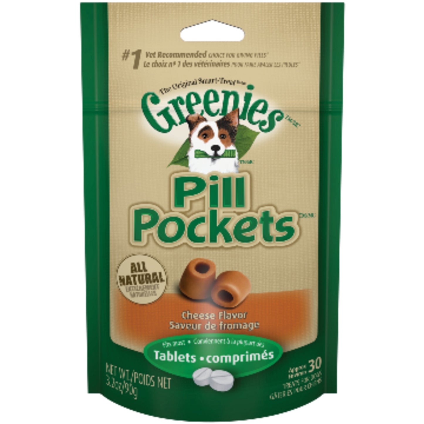 Greenies Pill Pockets Canine Cheese Flavor Dog Treats
