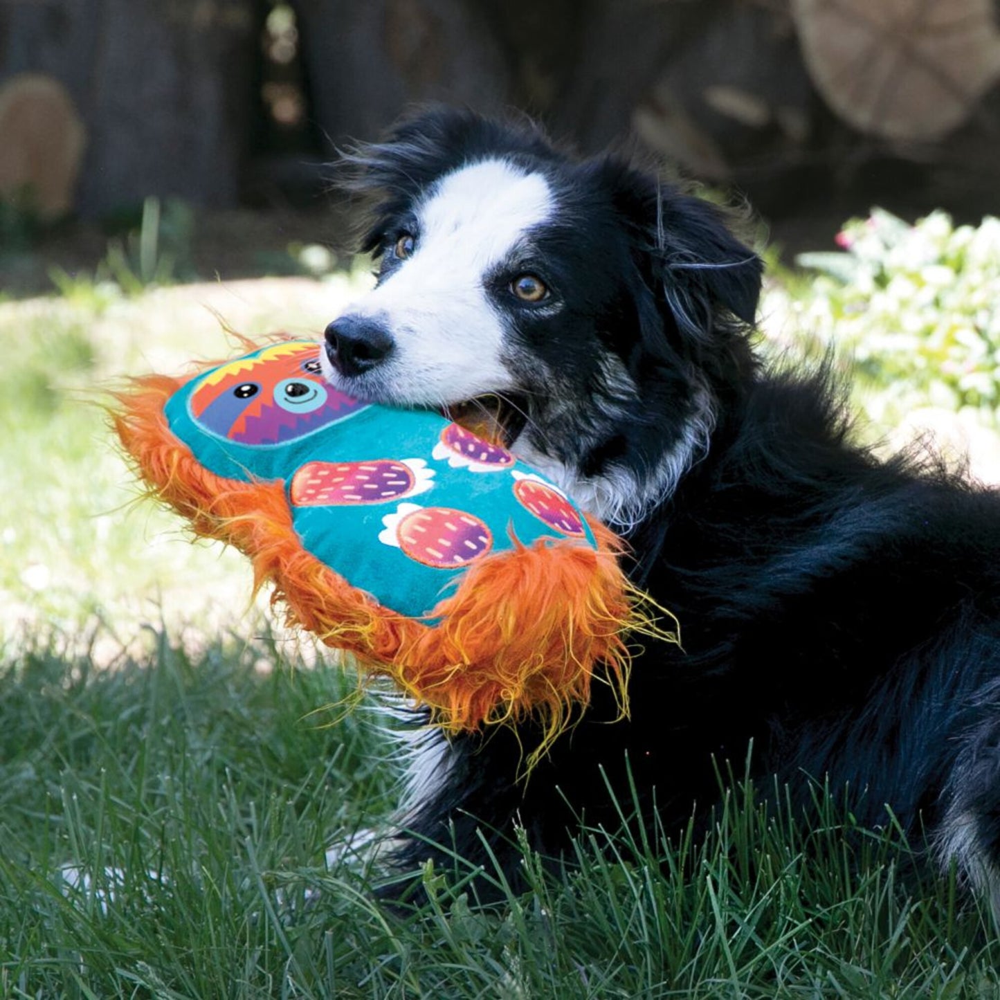 KONG Roughskinz Suedez Sloth Dog Toy