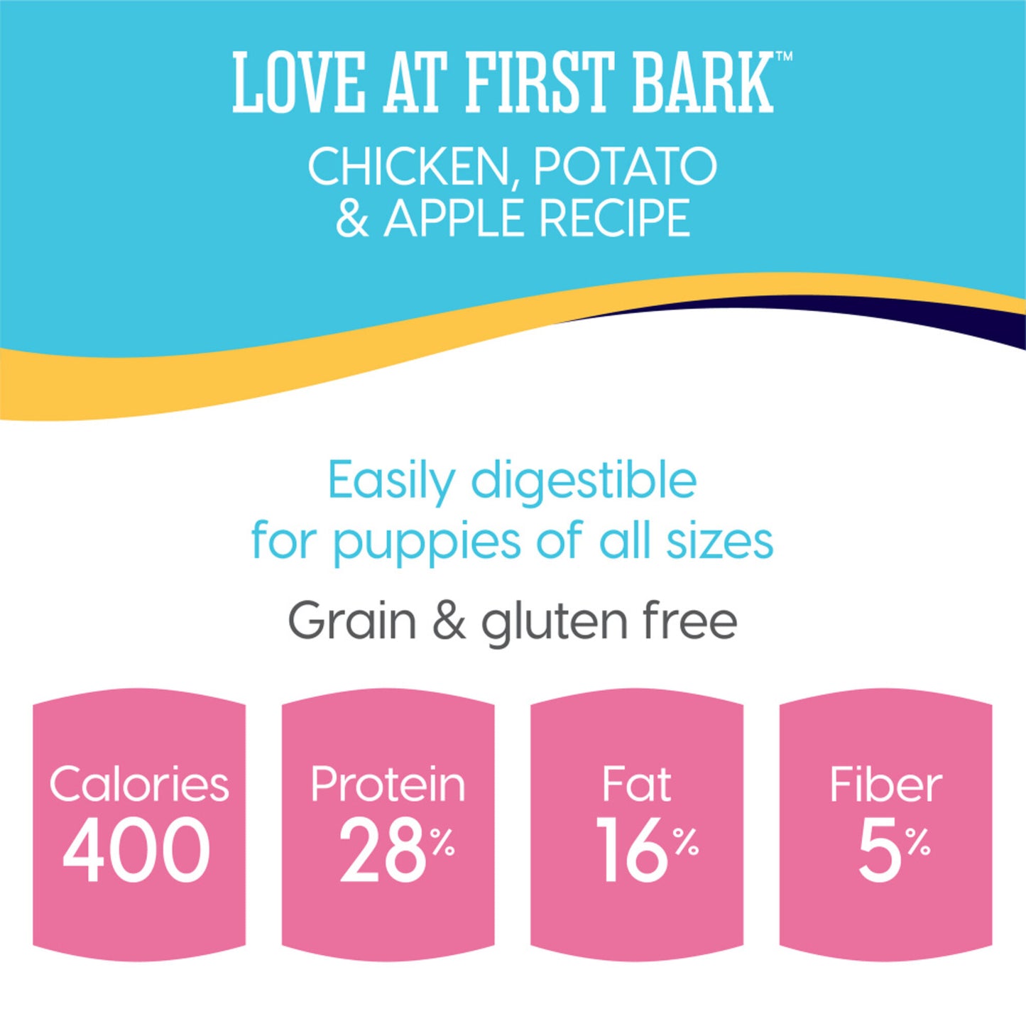 Solid Gold Love at First Bark Grain Free Puppy Recipe with Chicken, Potato, & Apples Dry Dog Food