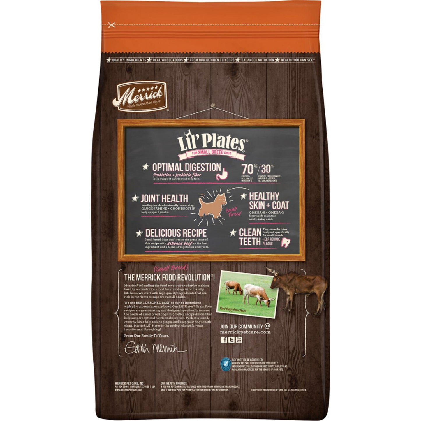 Merrick Lil' Plates Small Breed Grain Free Real Beef & Sweet Potato Dry Dog Food