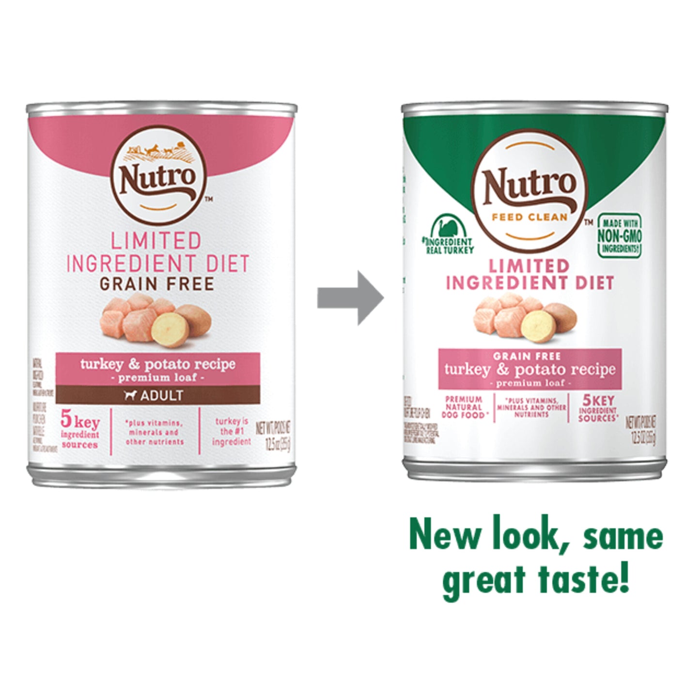 Nutro Limited Ingredient Diet Grain Free Turkey & Potato Pate Canned Dog Food