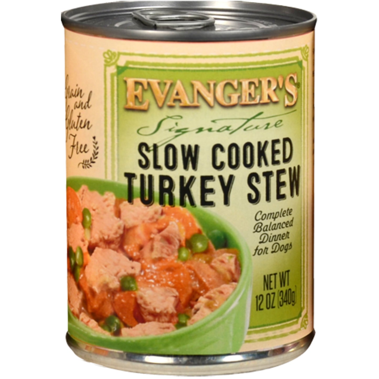 Evangers Signature Series Slow Cooked Turkey Stew Canned Dog Food