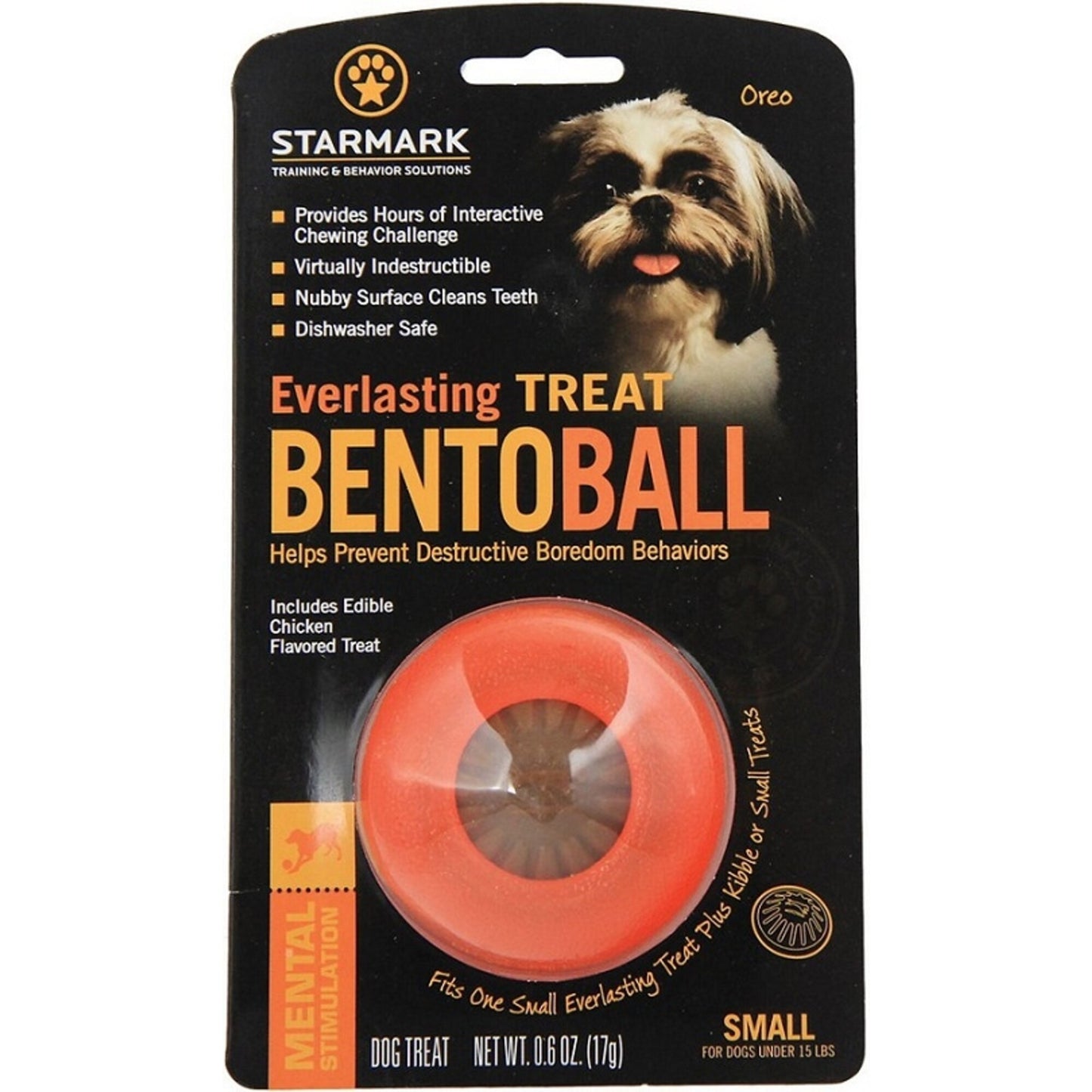 Starmark Everlasting Treat Bento Ball Dog Chew Toy