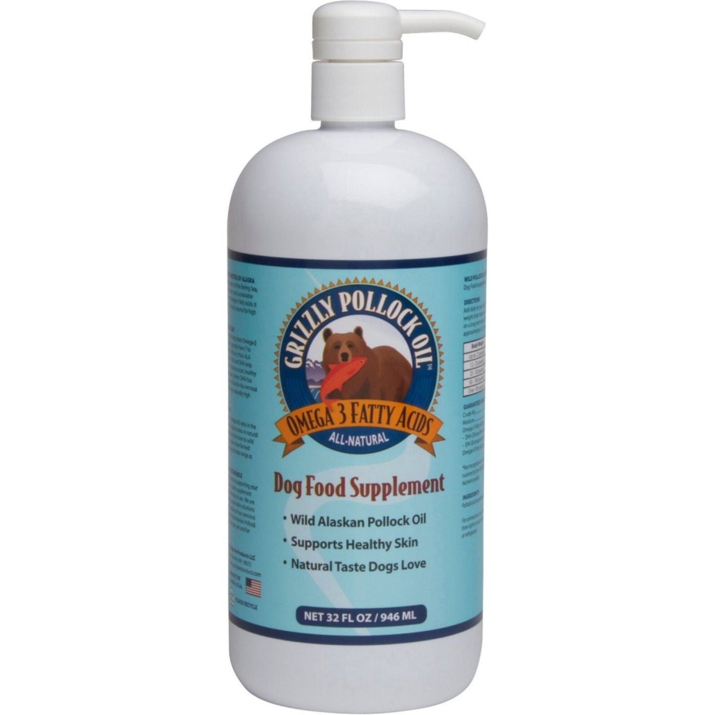 Grizzly Pollock Oil for Dogs