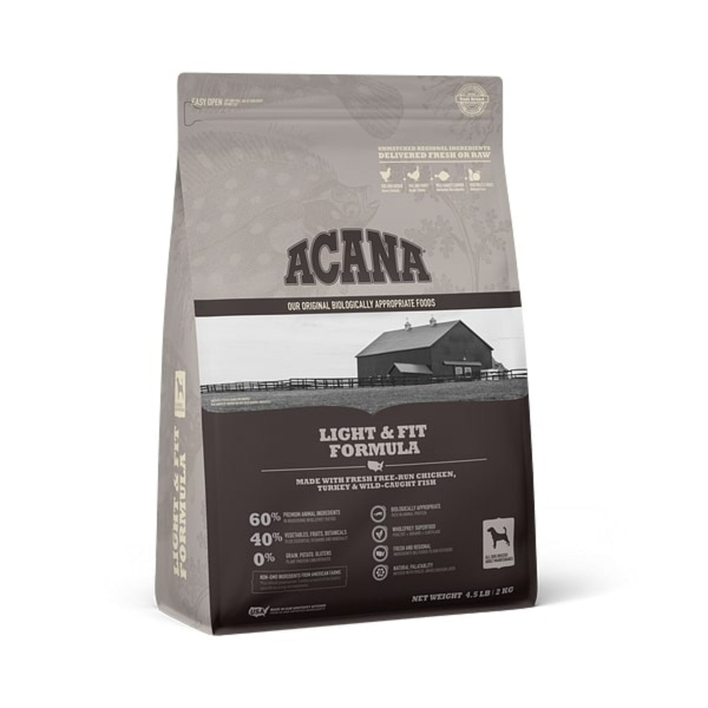ACANA Light & Fit Formula Grain Free Dry Dog Food