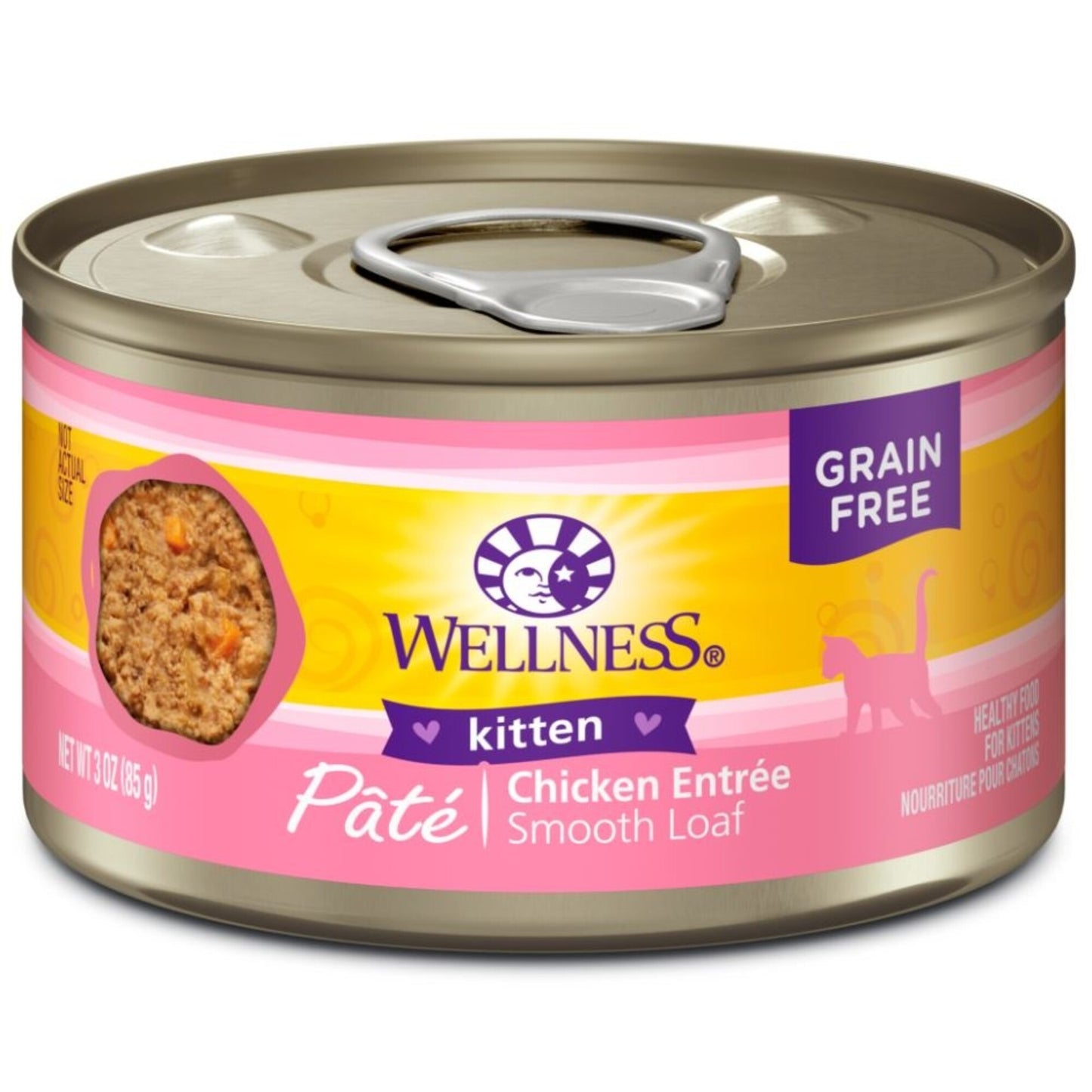 Wellness Complete Health Natural Grain Free Kitten Health Chicken Recipe Wet Canned Cat Food