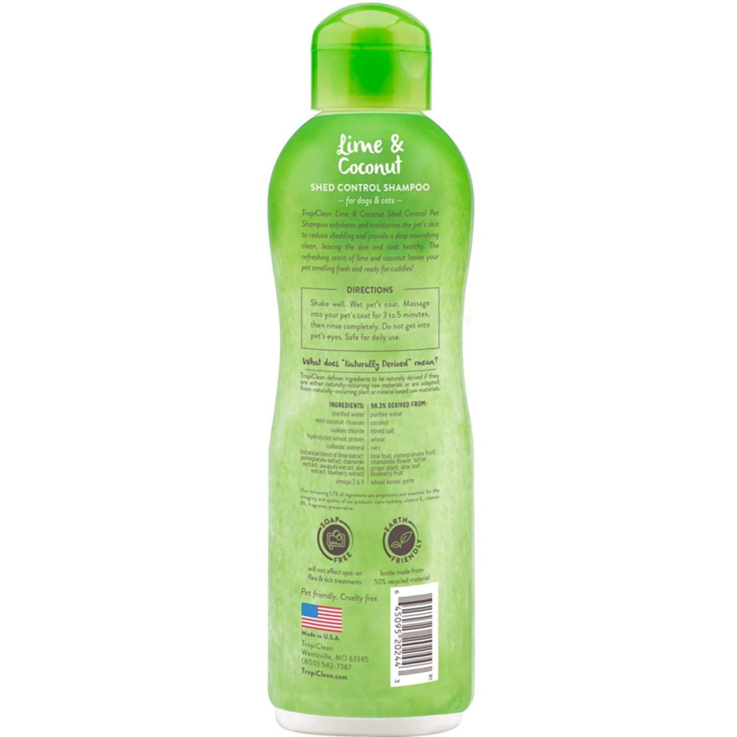 Tropiclean Lime & Coconut Pet Shampoo