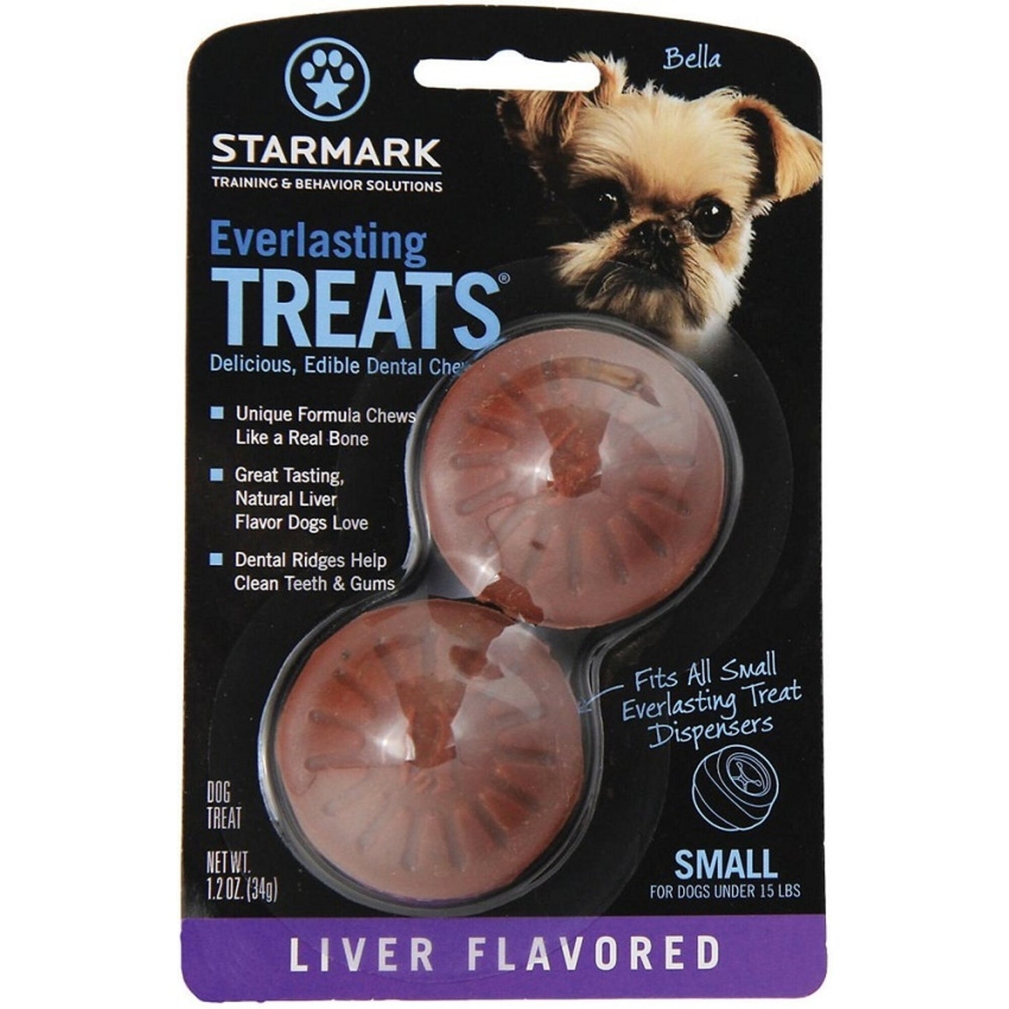 Starmark Everlasting Treats Liver Flavor Dog Dental Treats