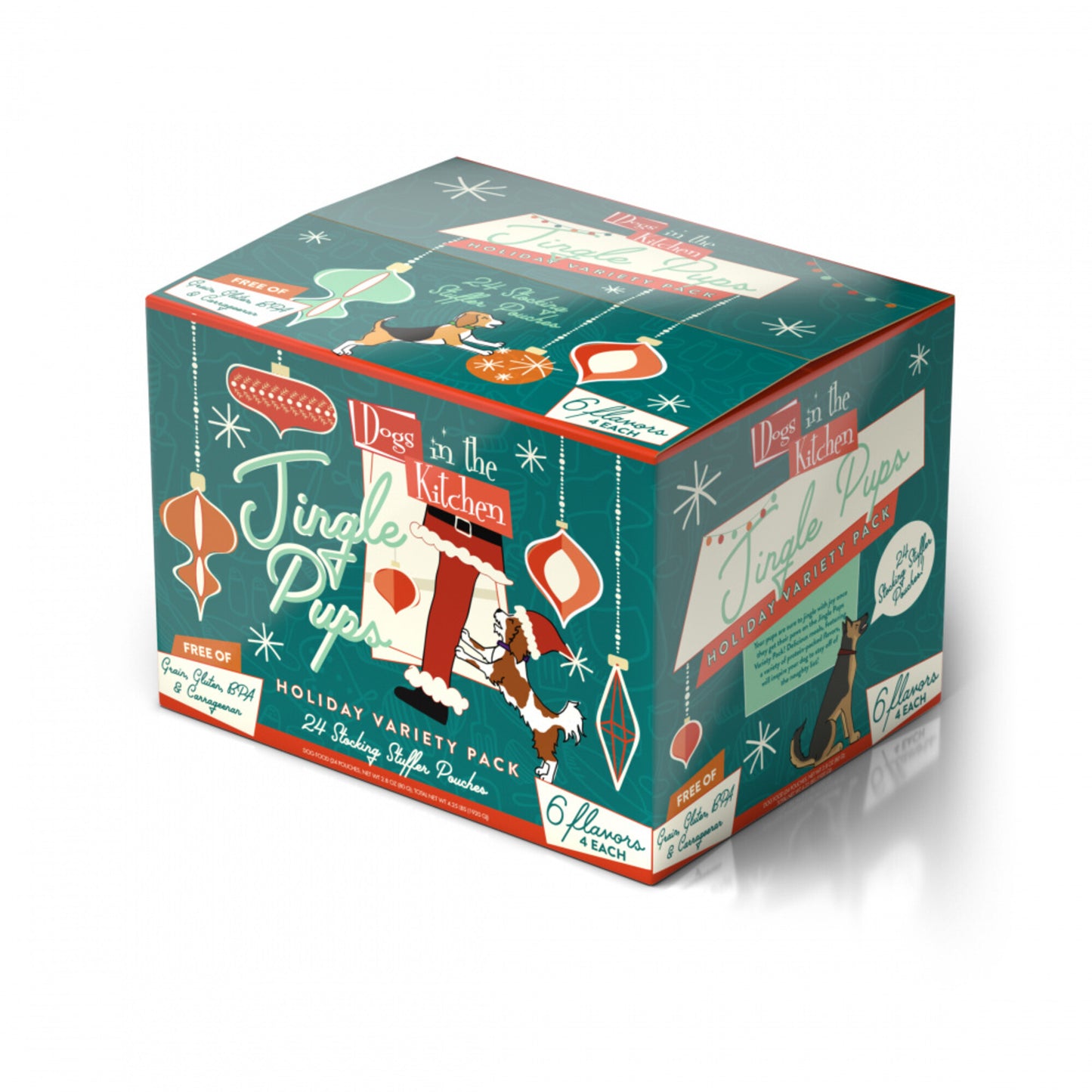 Weruva Classic Jingle Pups Holiday Variety Pack Canned Dog Food