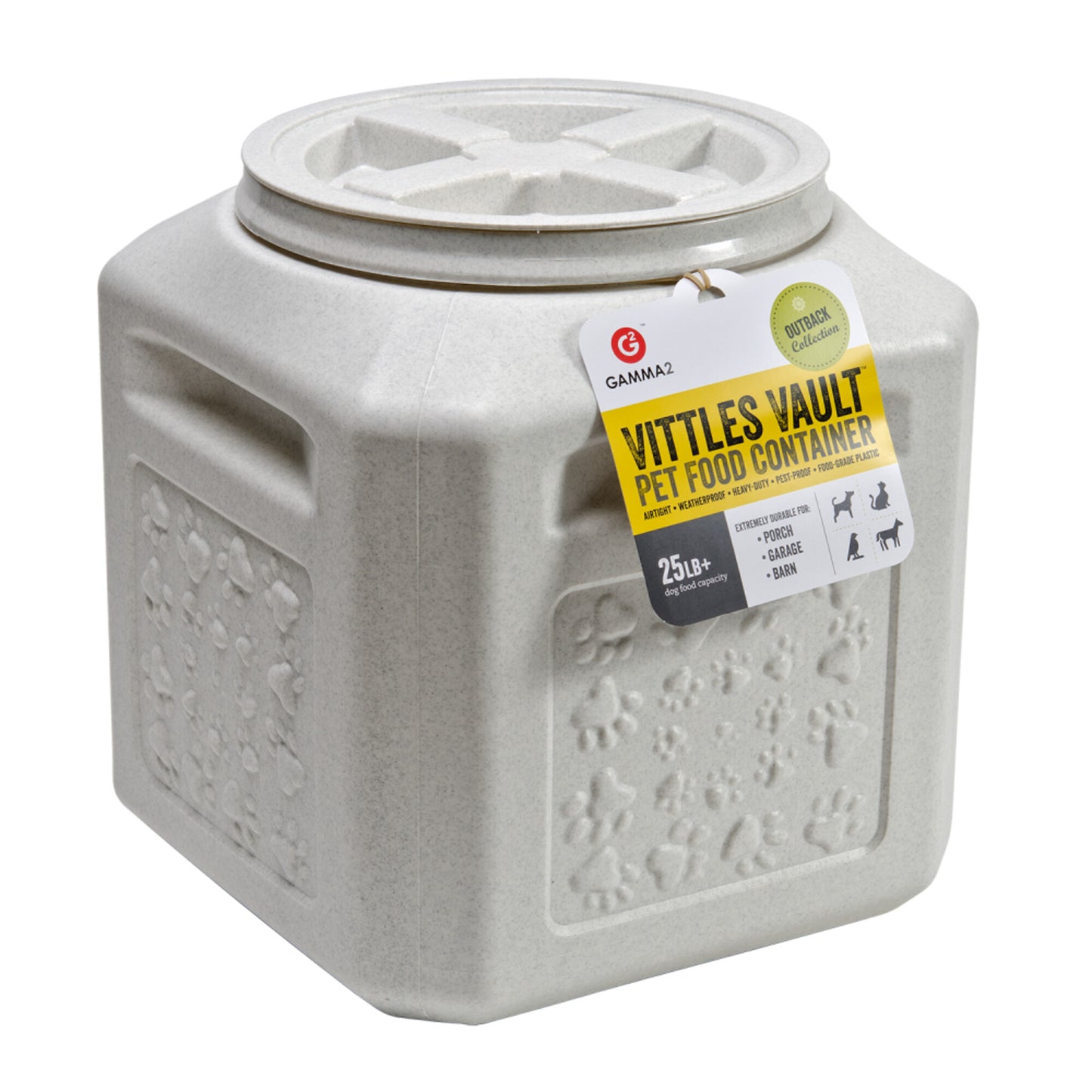 Gamma2 Outback Vittles Vault Plus Pet Food Storage Container
