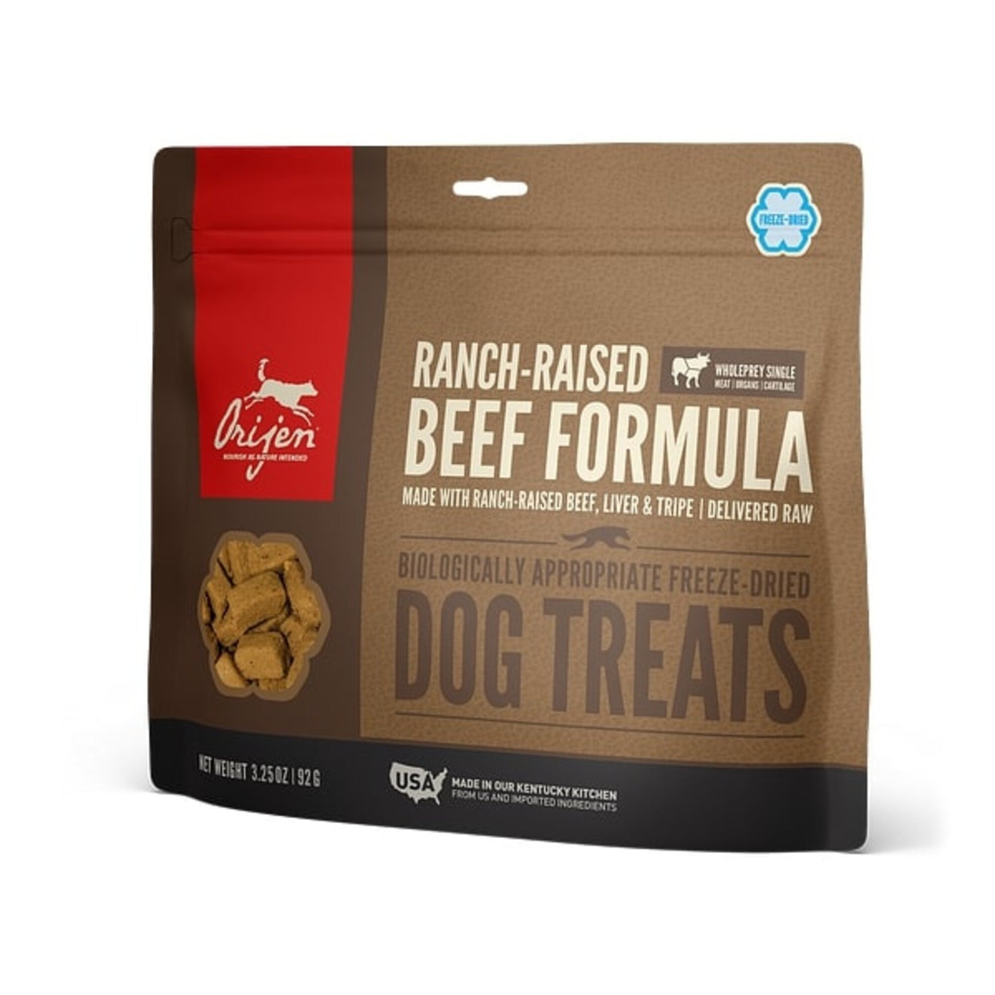 ORIJEN Freeze Dried Ranch Raised Beef Dog Treats