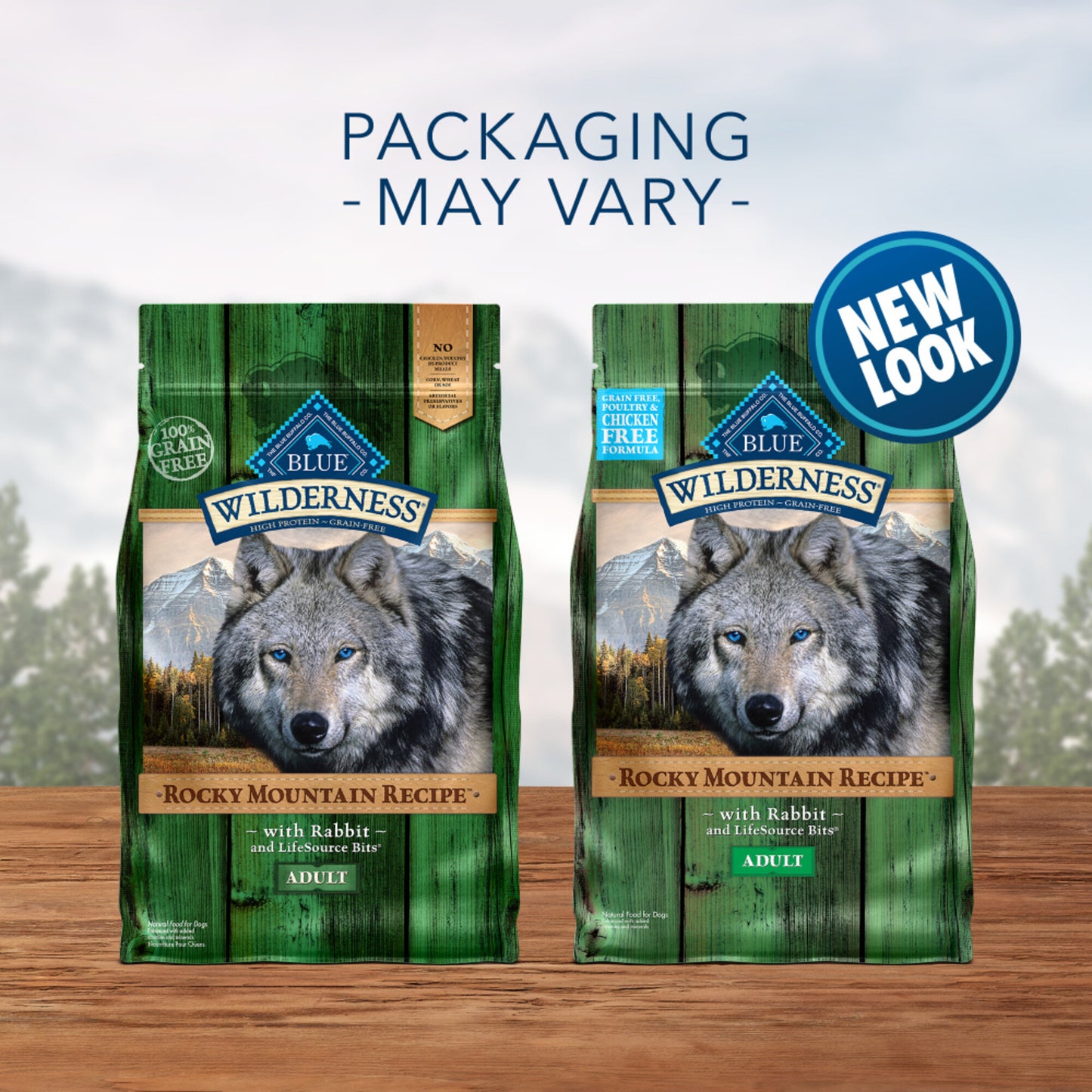 Blue Buffalo Wilderness Rocky Mountain Grain Free Rabbit High Protein Recipe Adult Dry Dog Food
