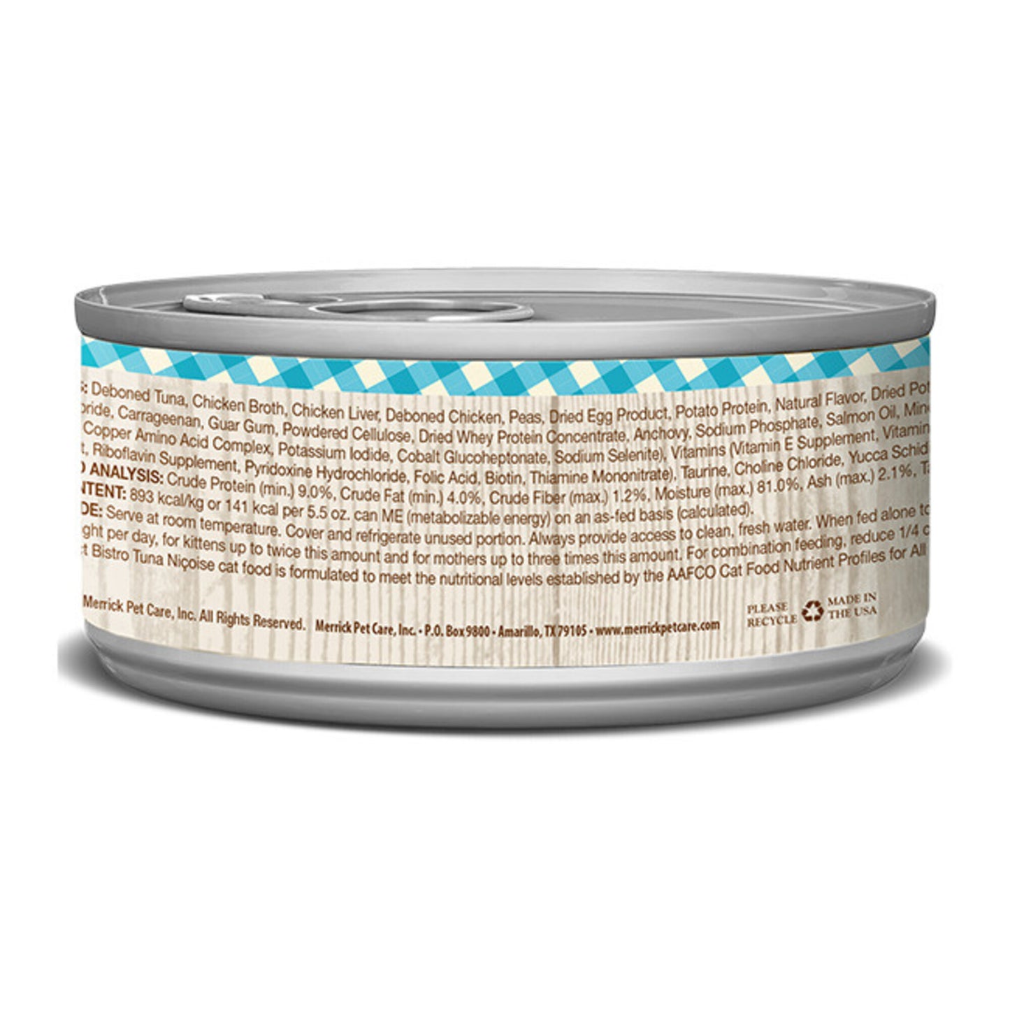 Merrick Purrfect Bistro Tuna Nicoise Grain Free Canned Cat Food